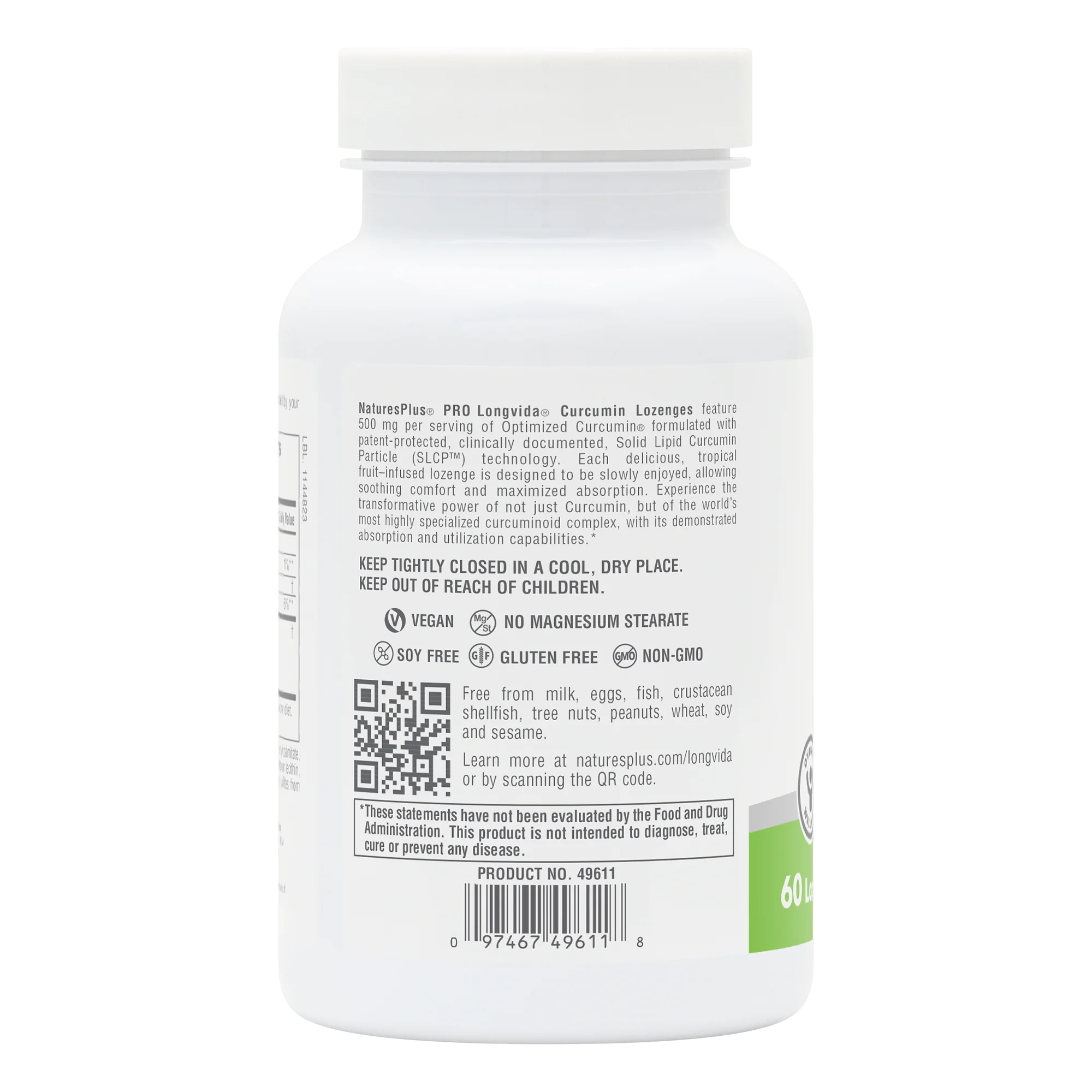 NaturesPlus PRO Curcumin Longvida® 500 MG Lozenges - Image 3