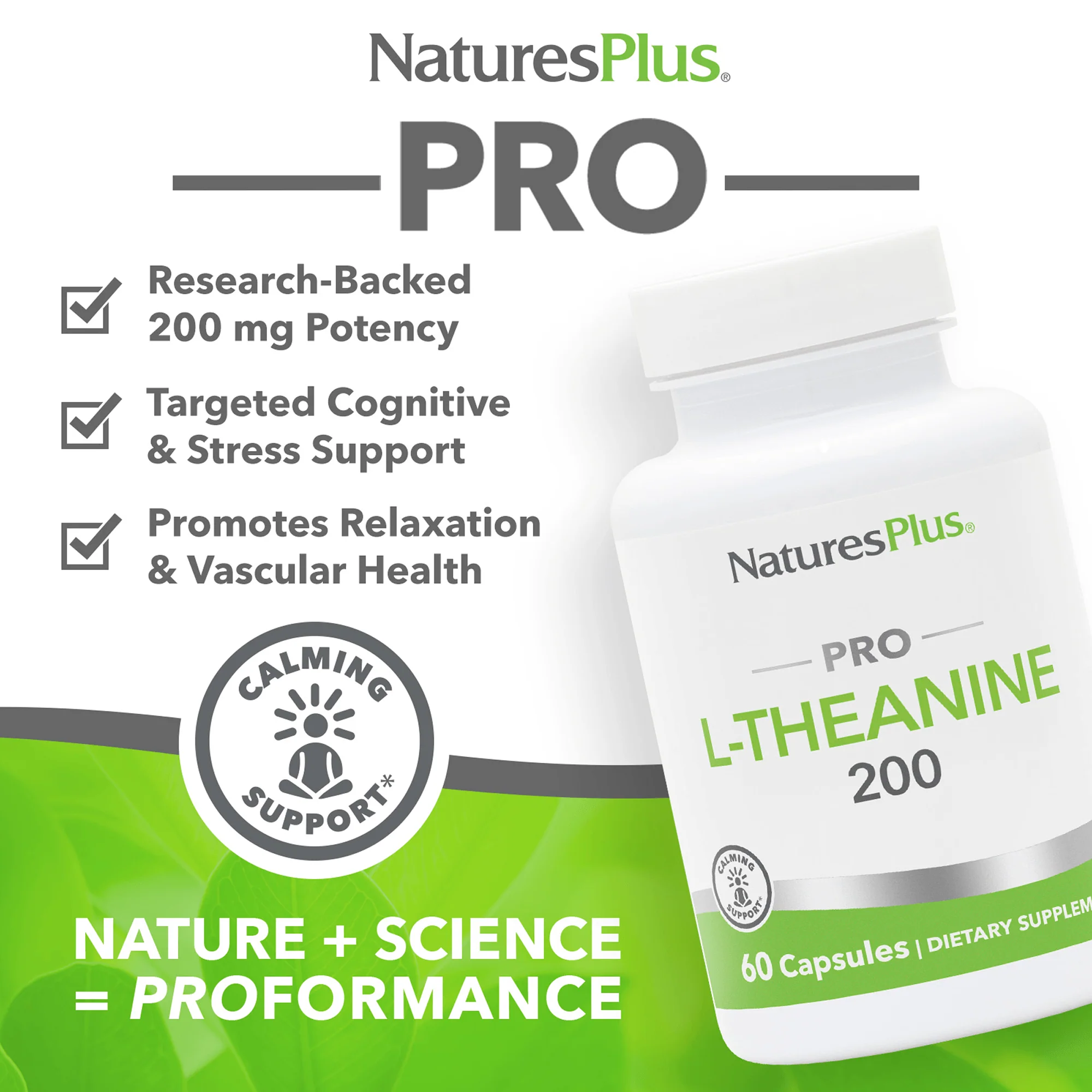 NaturesPlus PRO L-Theanine - Image 4