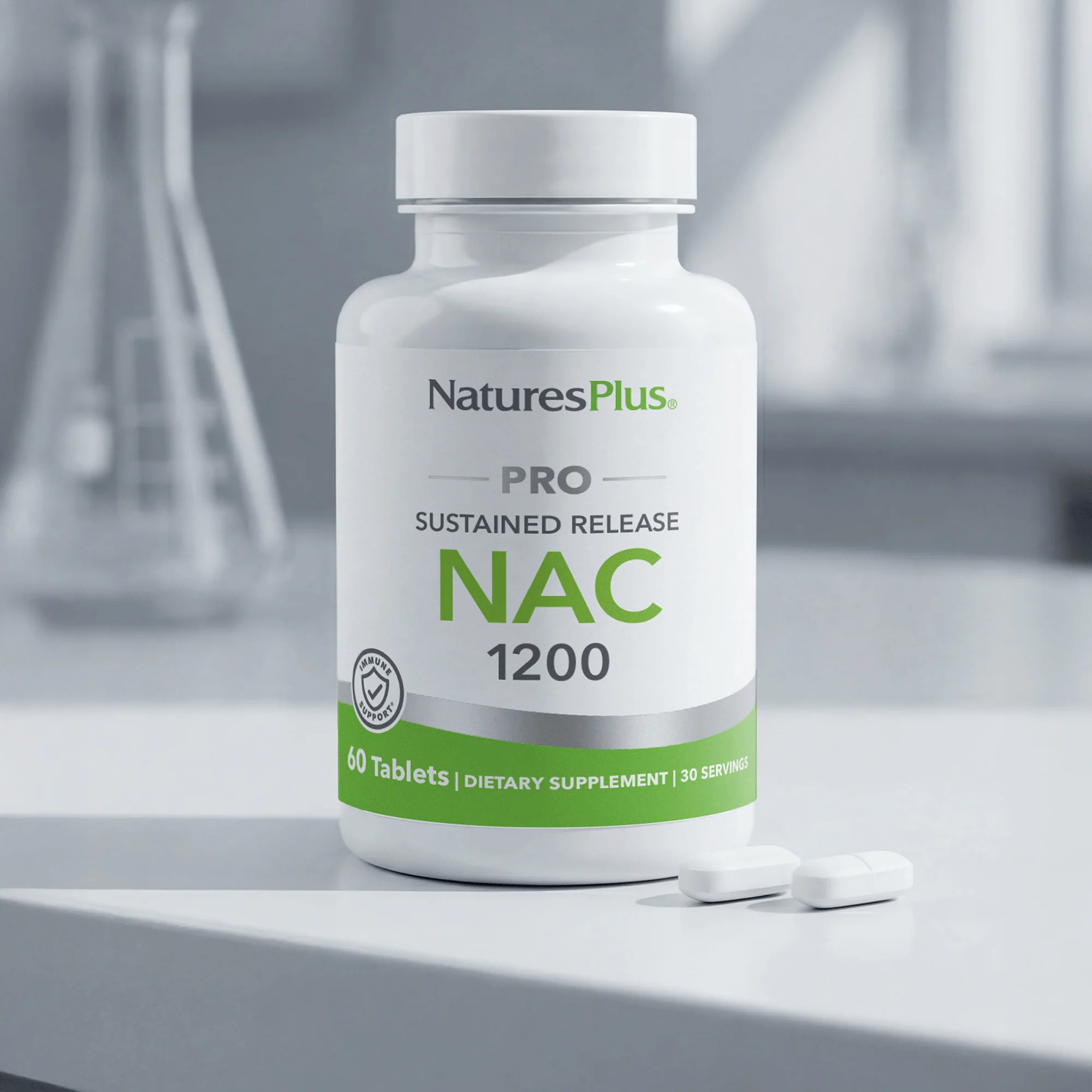 NaturesPlus PRO NAC 1200 Tablets - Image 5