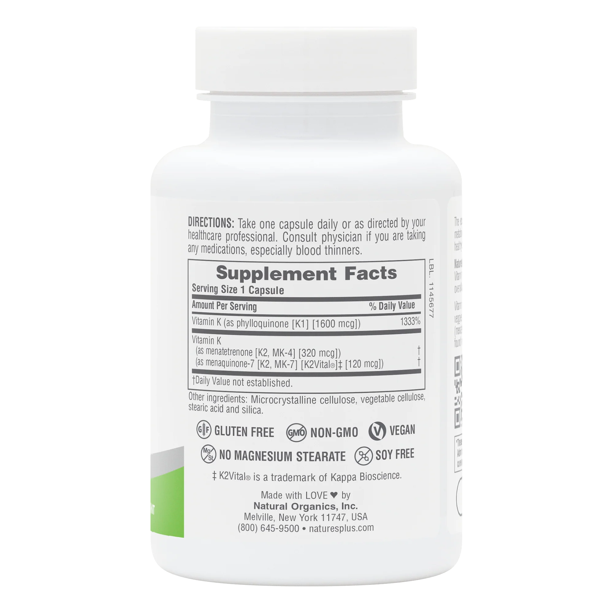 NaturesPlus PRO Super K Complex Capsules - Image 2