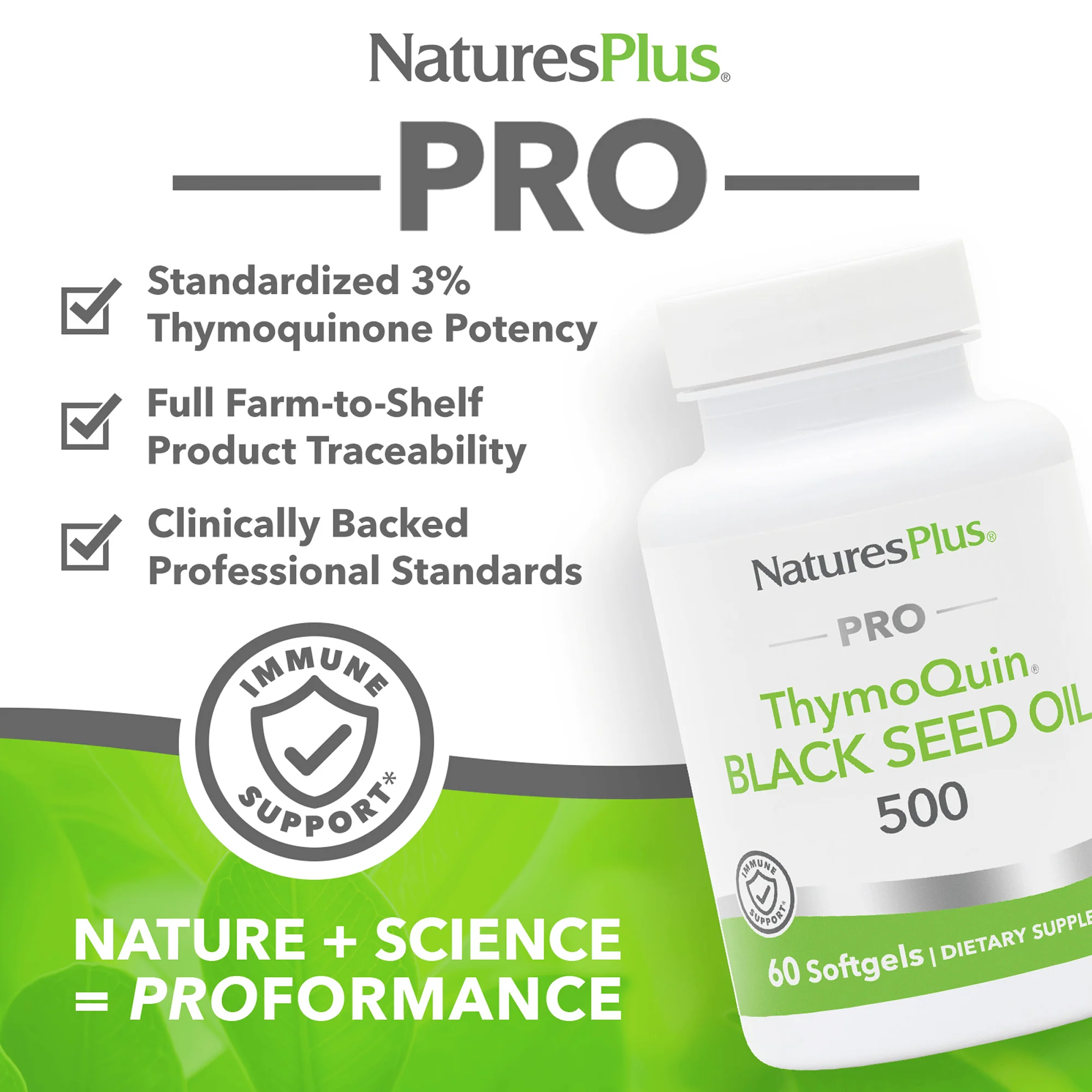 NaturesPlus PRO ThymoQuin® Black Seed Oil 500 MG Softgels - Image 4