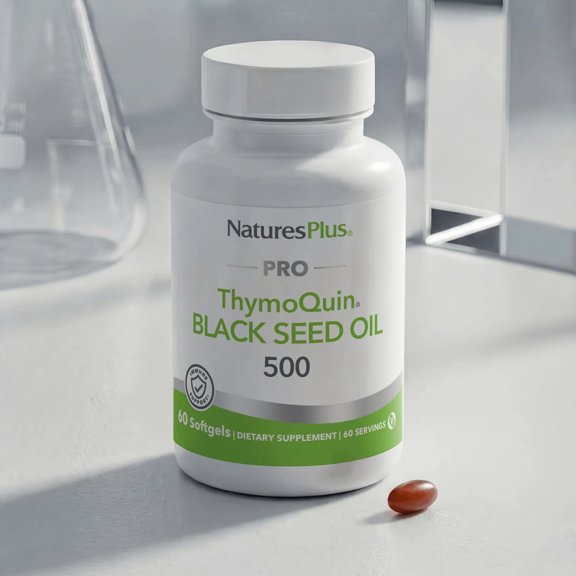 NaturesPlus PRO ThymoQuin® Black Seed Oil 500 MG Softgels - Image 5