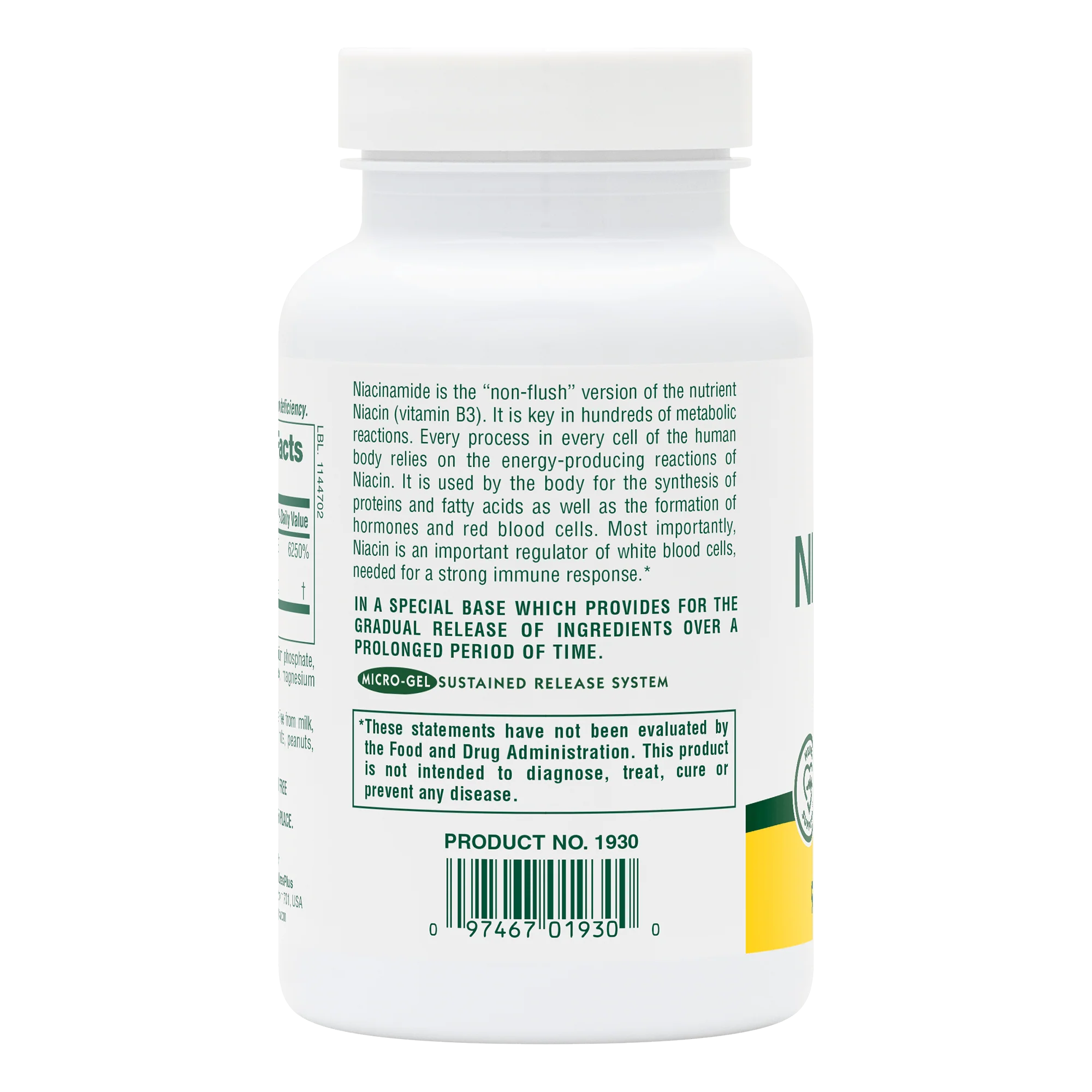 Niacinamide 1000 mg Sustained Release Tablets - Image 3