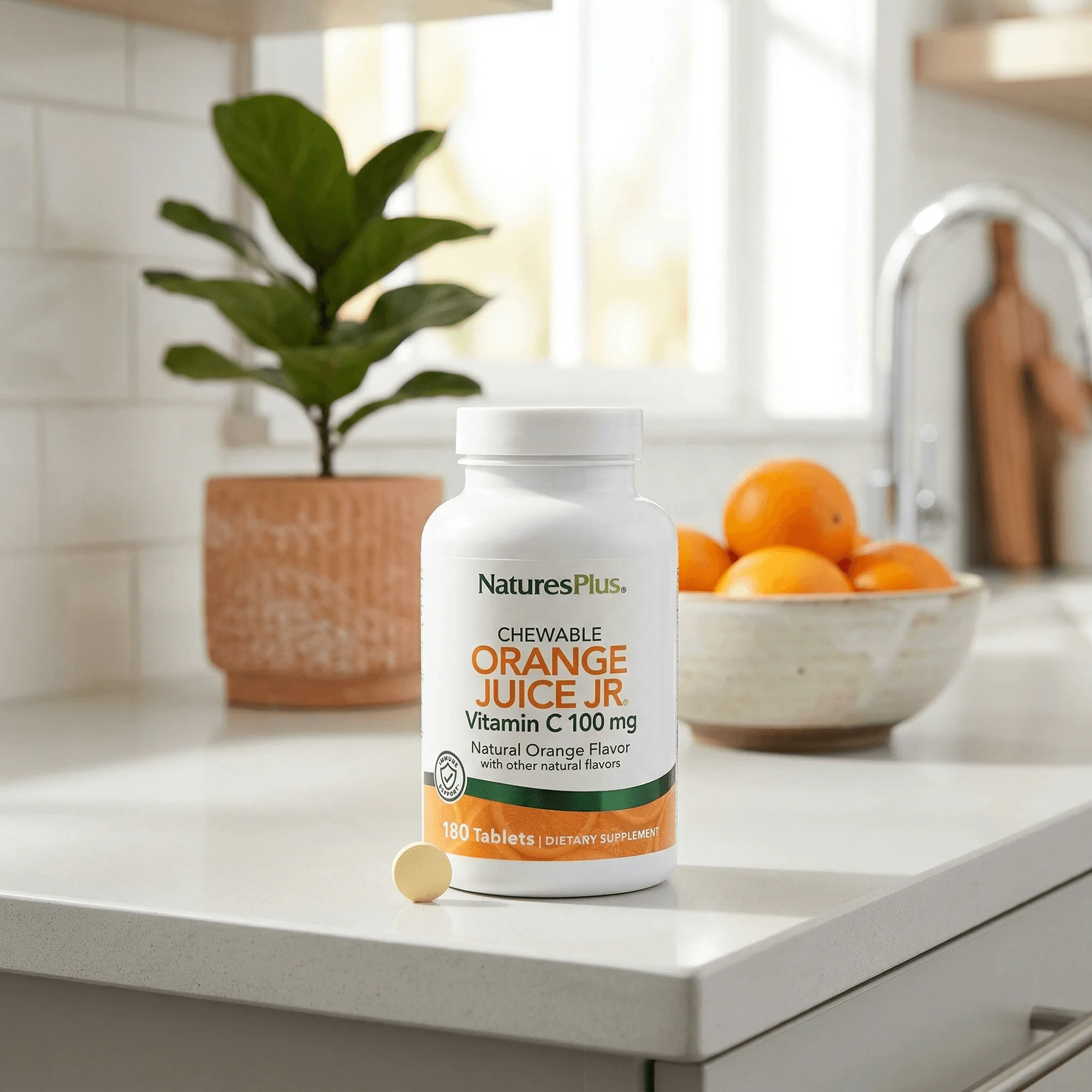 Orange Juice Jr.® Vitamin C 100 mg Chewables - Image 5