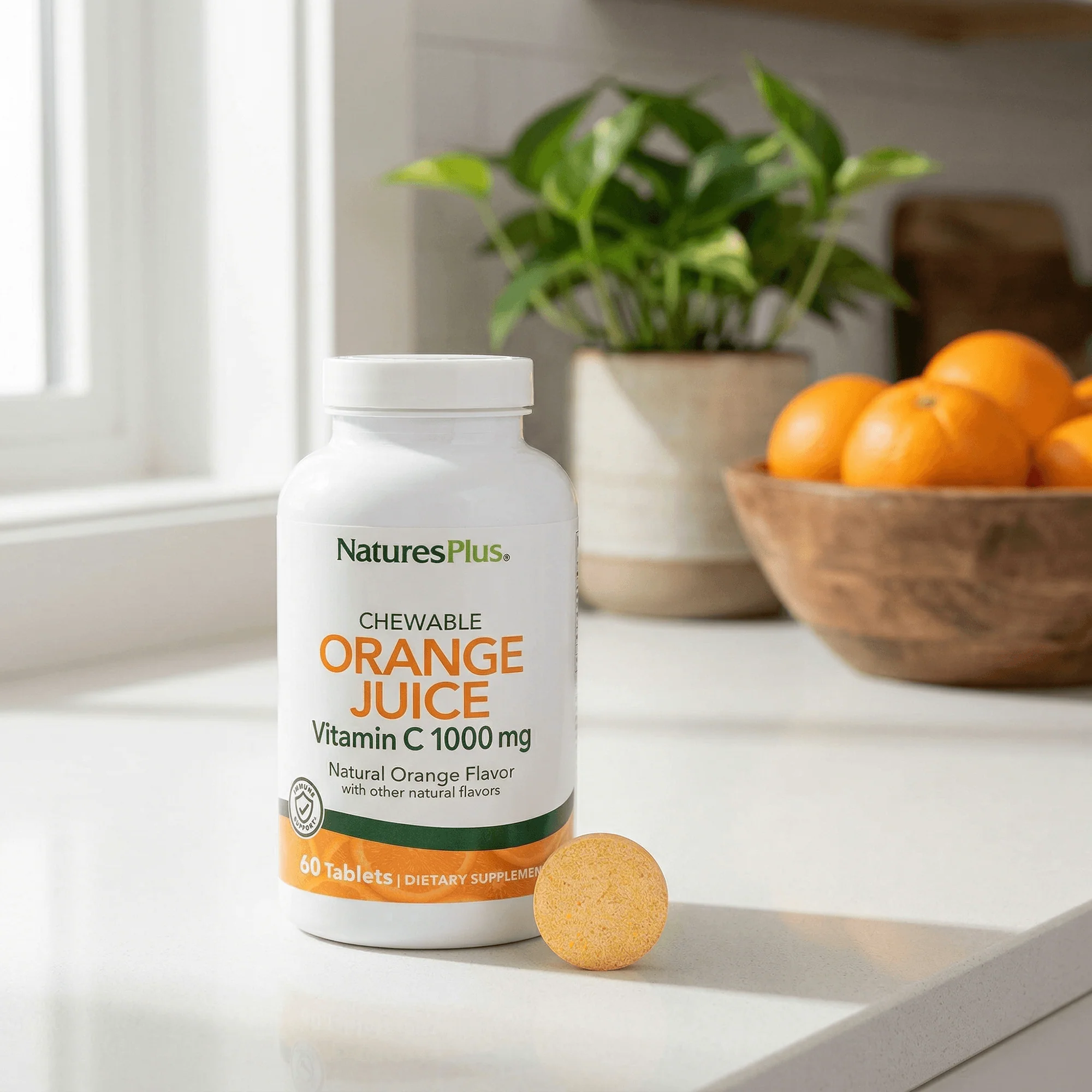 Orange Juice Vitamin C 1000 mg Chewables - Image 5