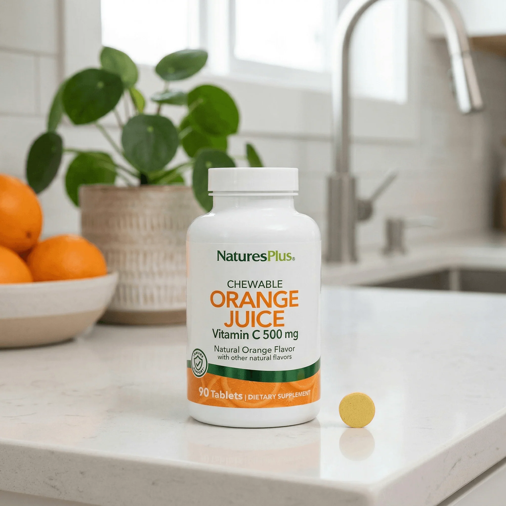 Orange Juice Vitamin C 500 mg Chewables - Image 10