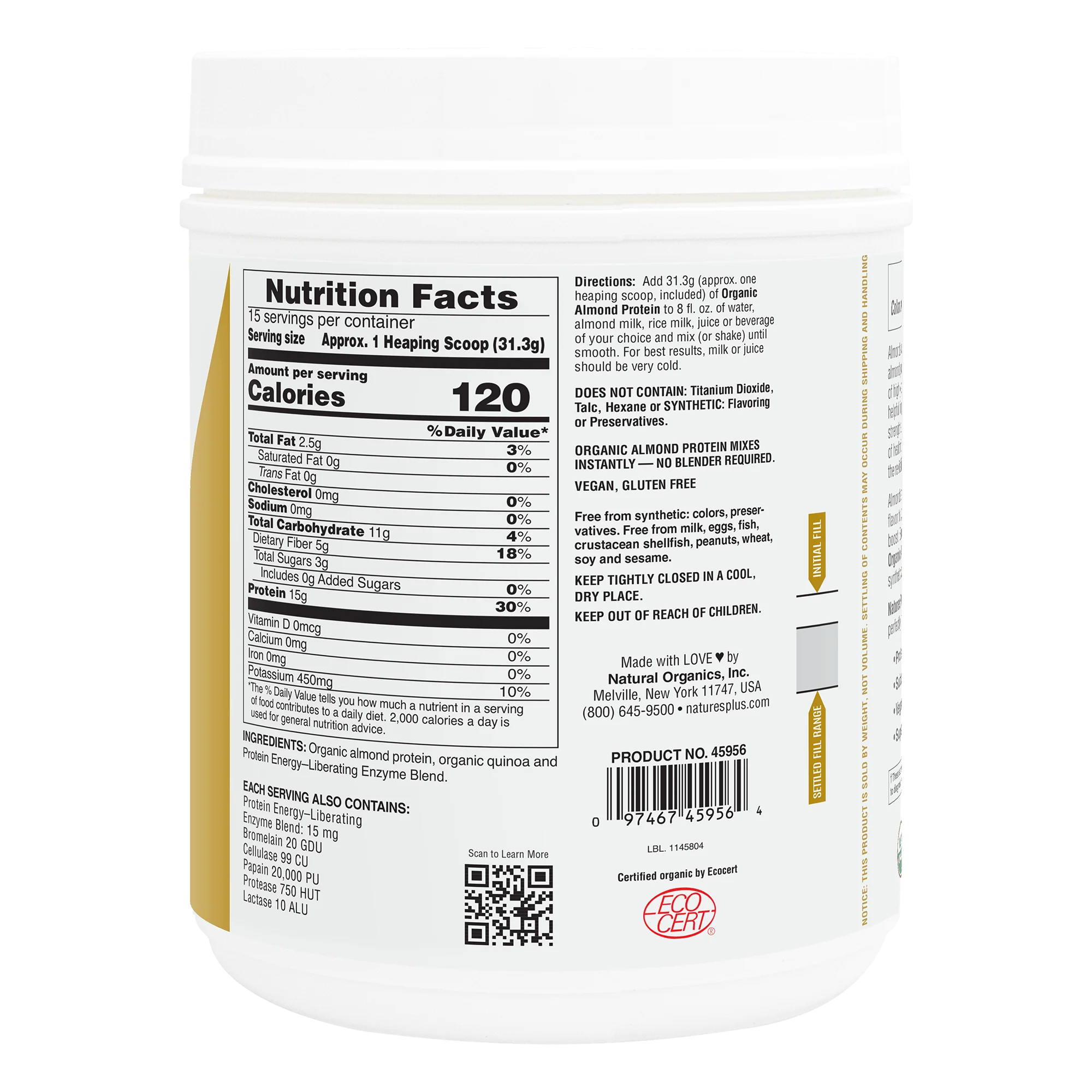 Organic Almond Protein - Image 2