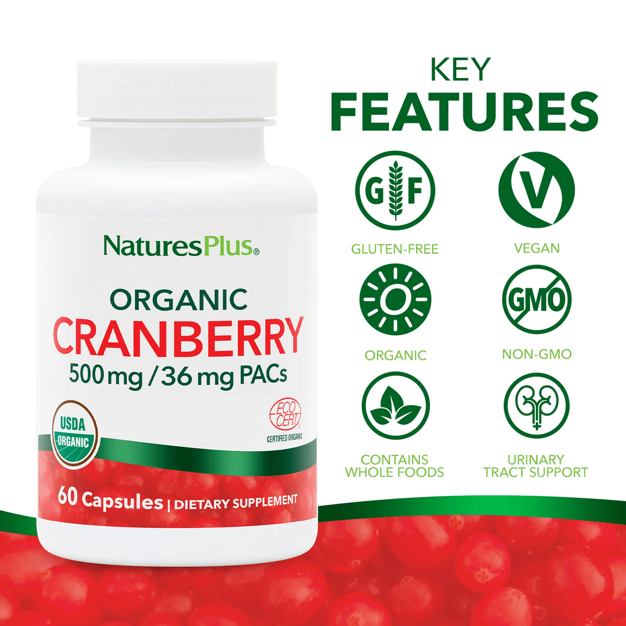 Organic Cranberry 500 mg - Image 4