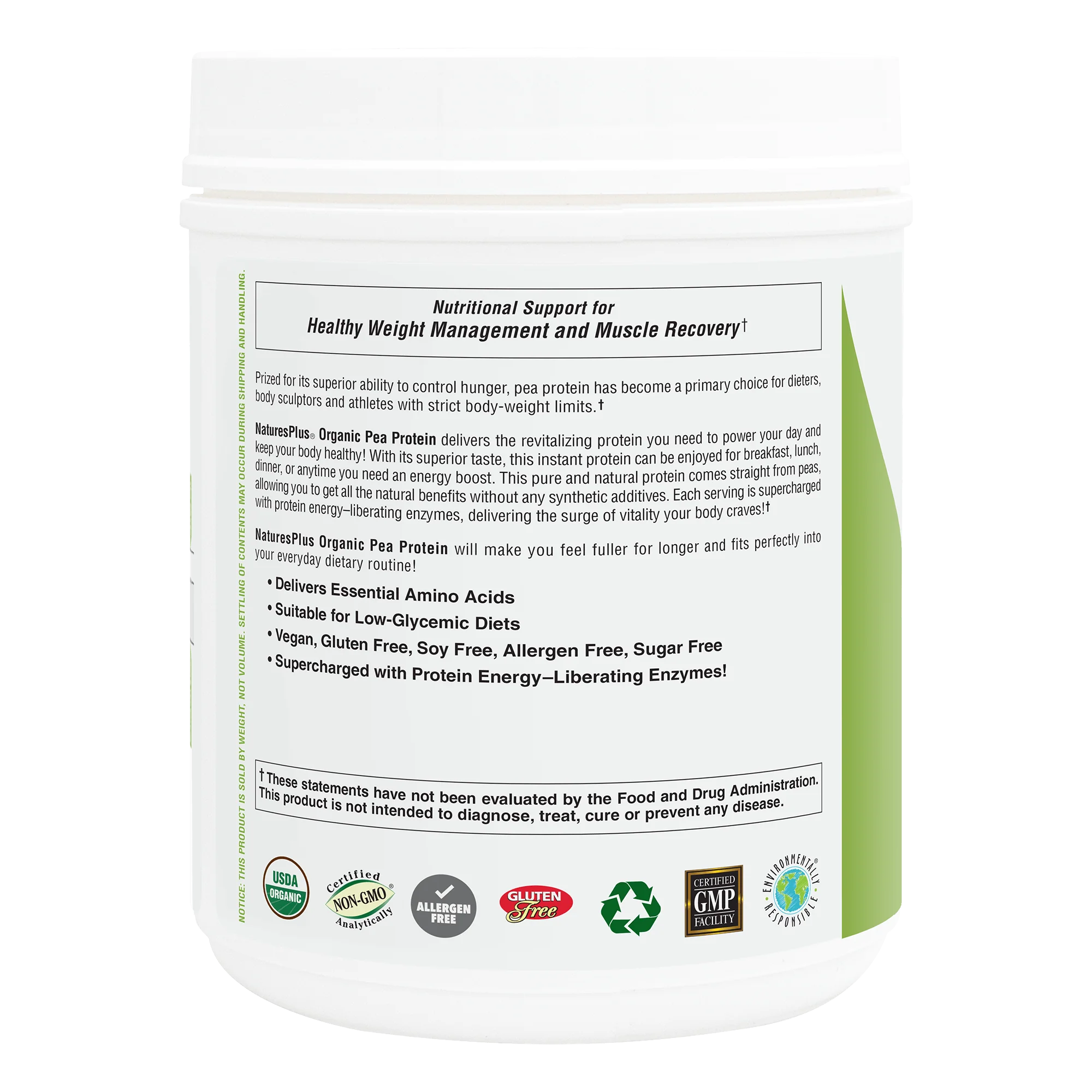 Organic Pea Protein Powder - Image 3
