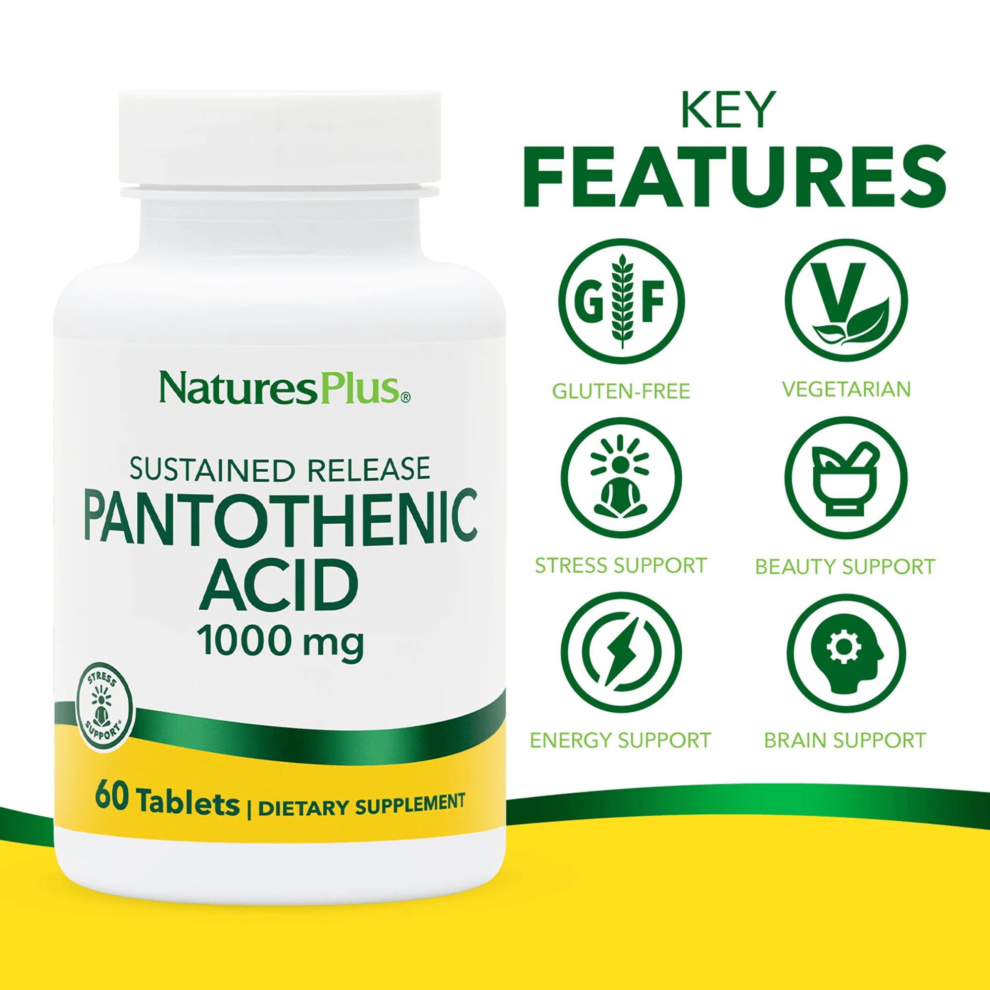 Pantothenic Acid 1000 mg Sustained Release Tablets - Image 4