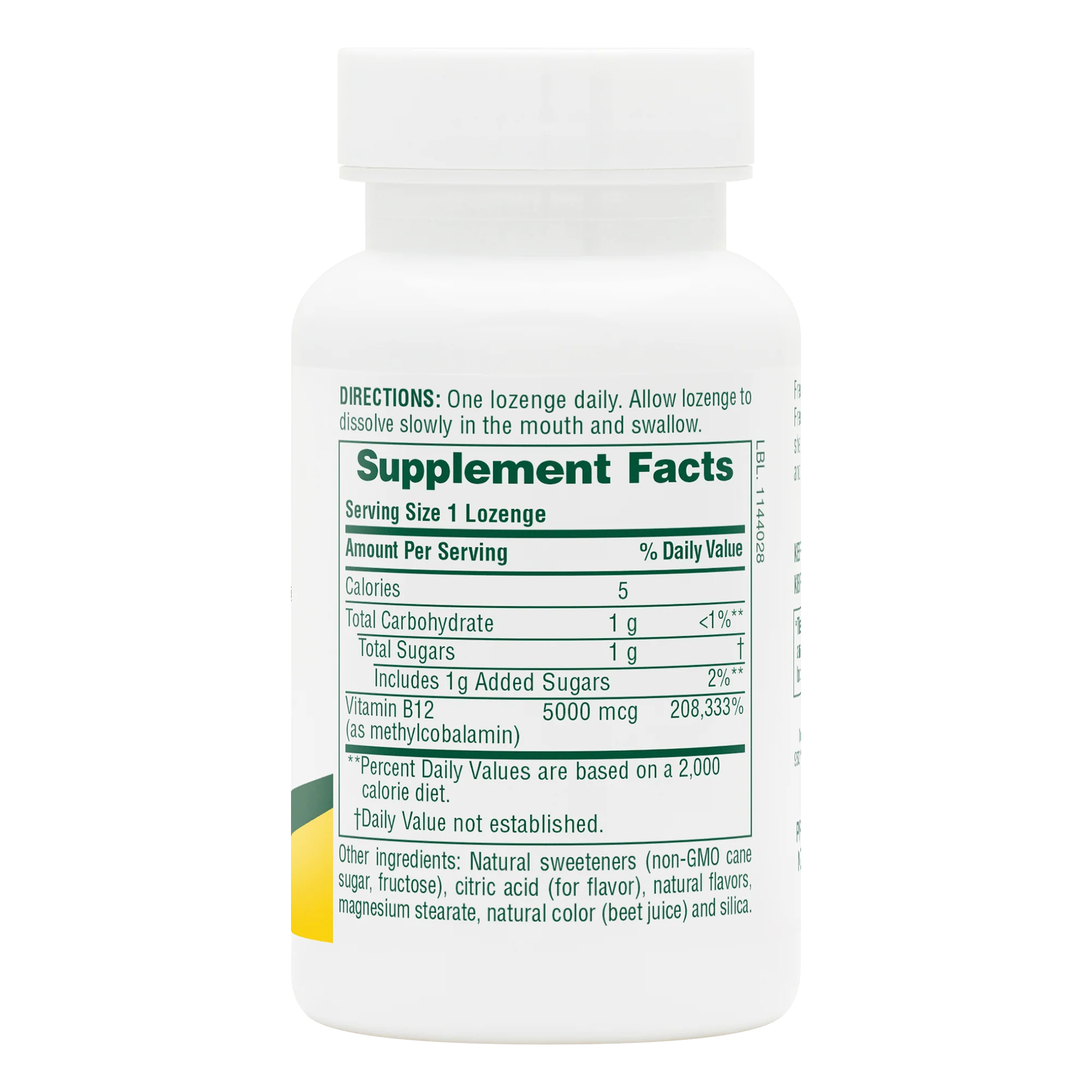 Shot-O-B12 5000mcg Lozenges - Image 2