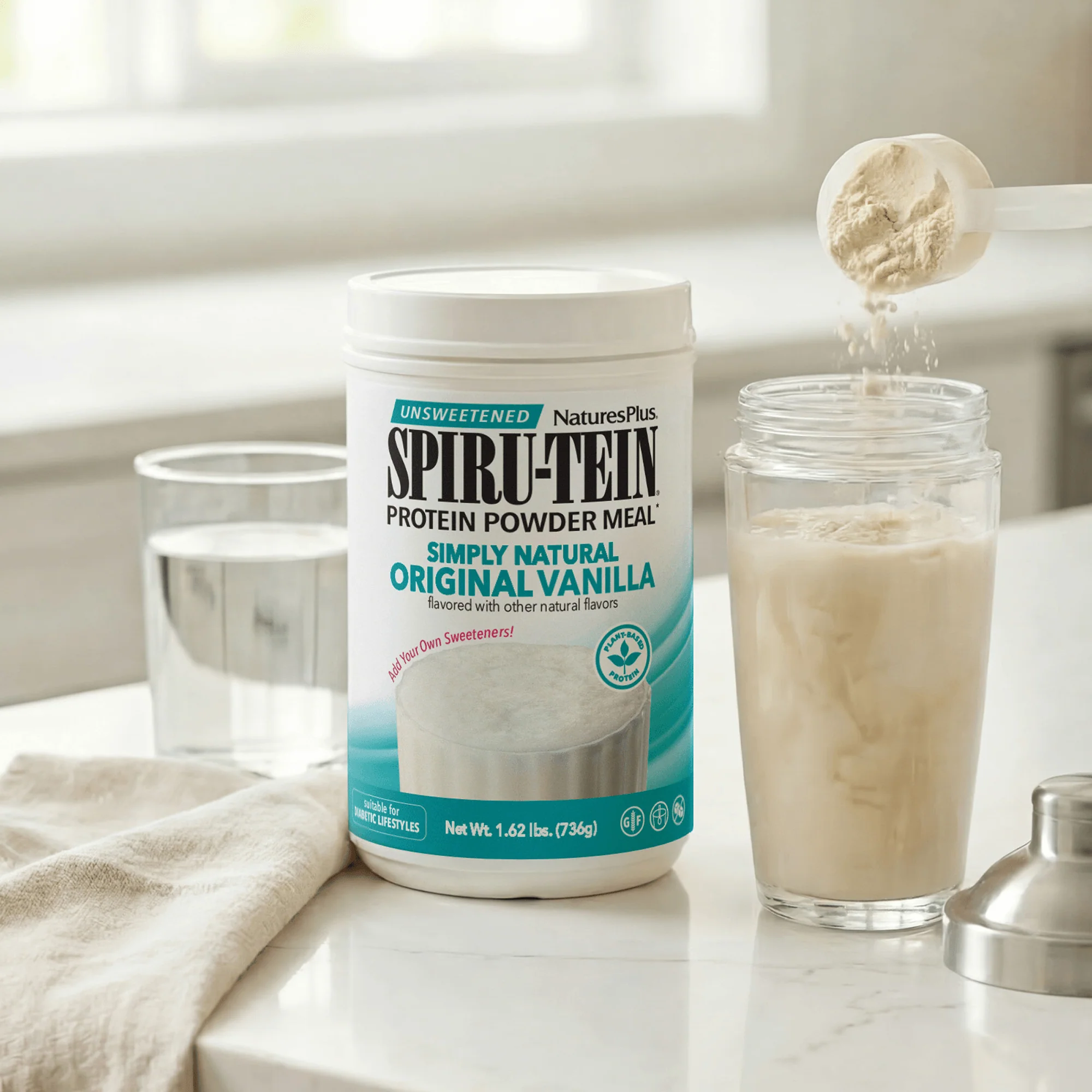 Simply Natural SPIRU-TEIN® Shake - Vanilla - Image 8