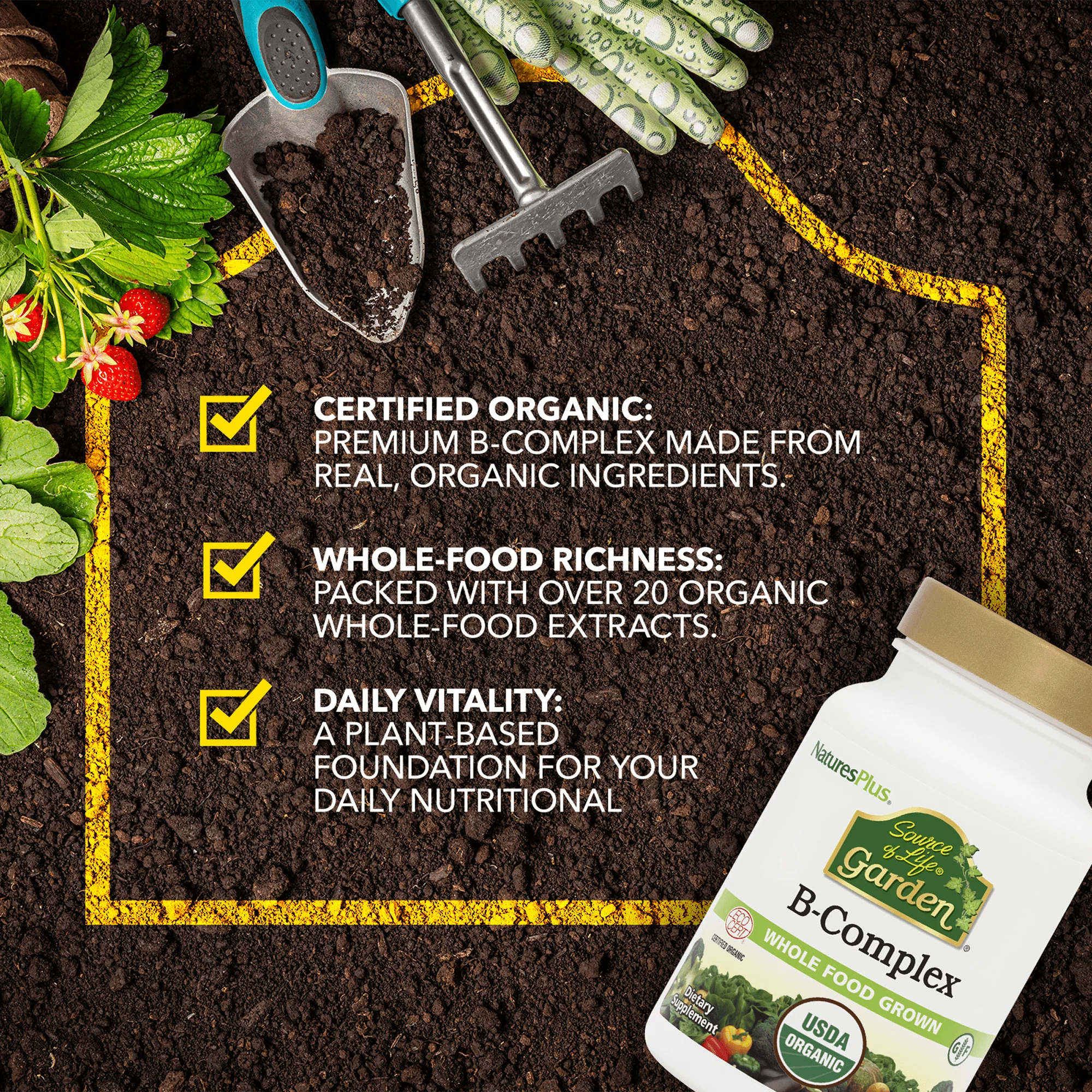 Source of Life® Garden B Complex Capsules - Image 4