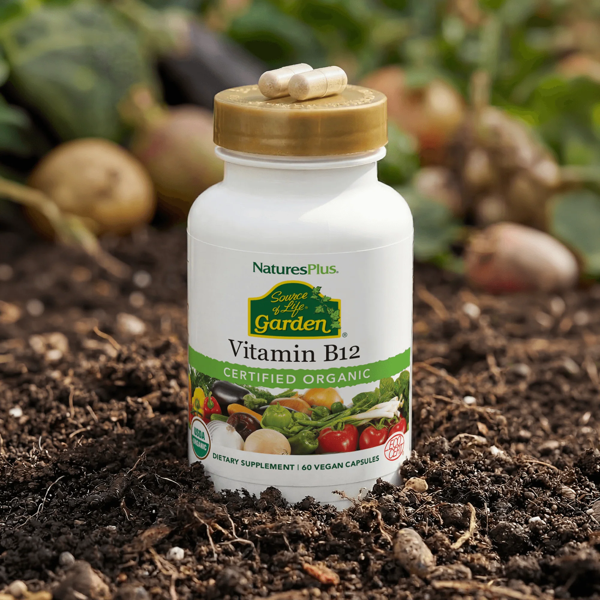 Source of Life® Garden Vitamin B12 Capsules - Image 5
