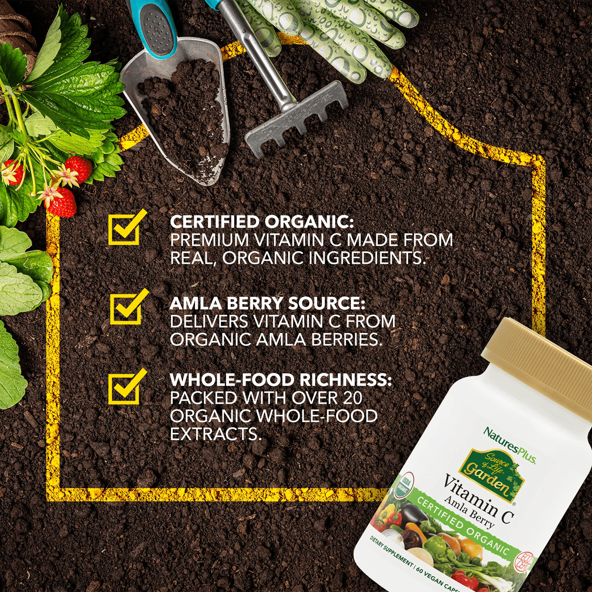 Source of Life® Garden Vitamin C 500 mg Capsules - Image 4