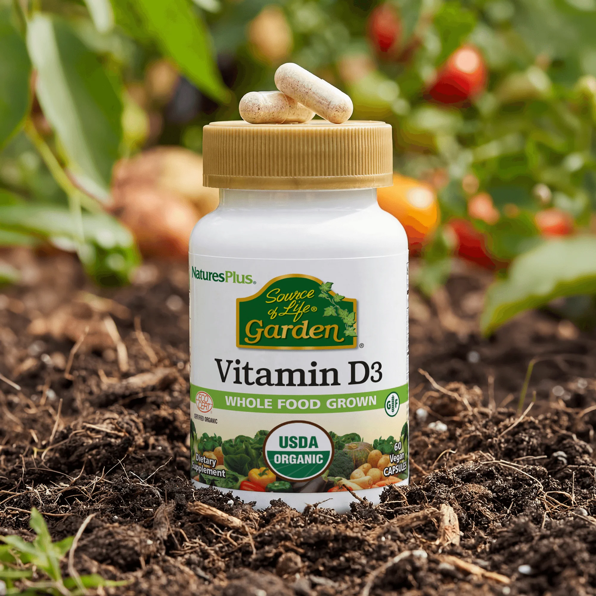 Source of Life® Garden Vitamin D3 Capsules - Image 5