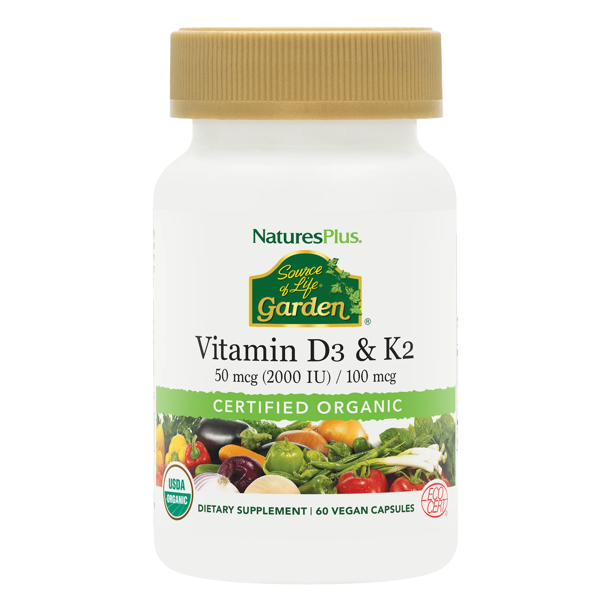 Source of Life Garden Vitamins D3 & K2