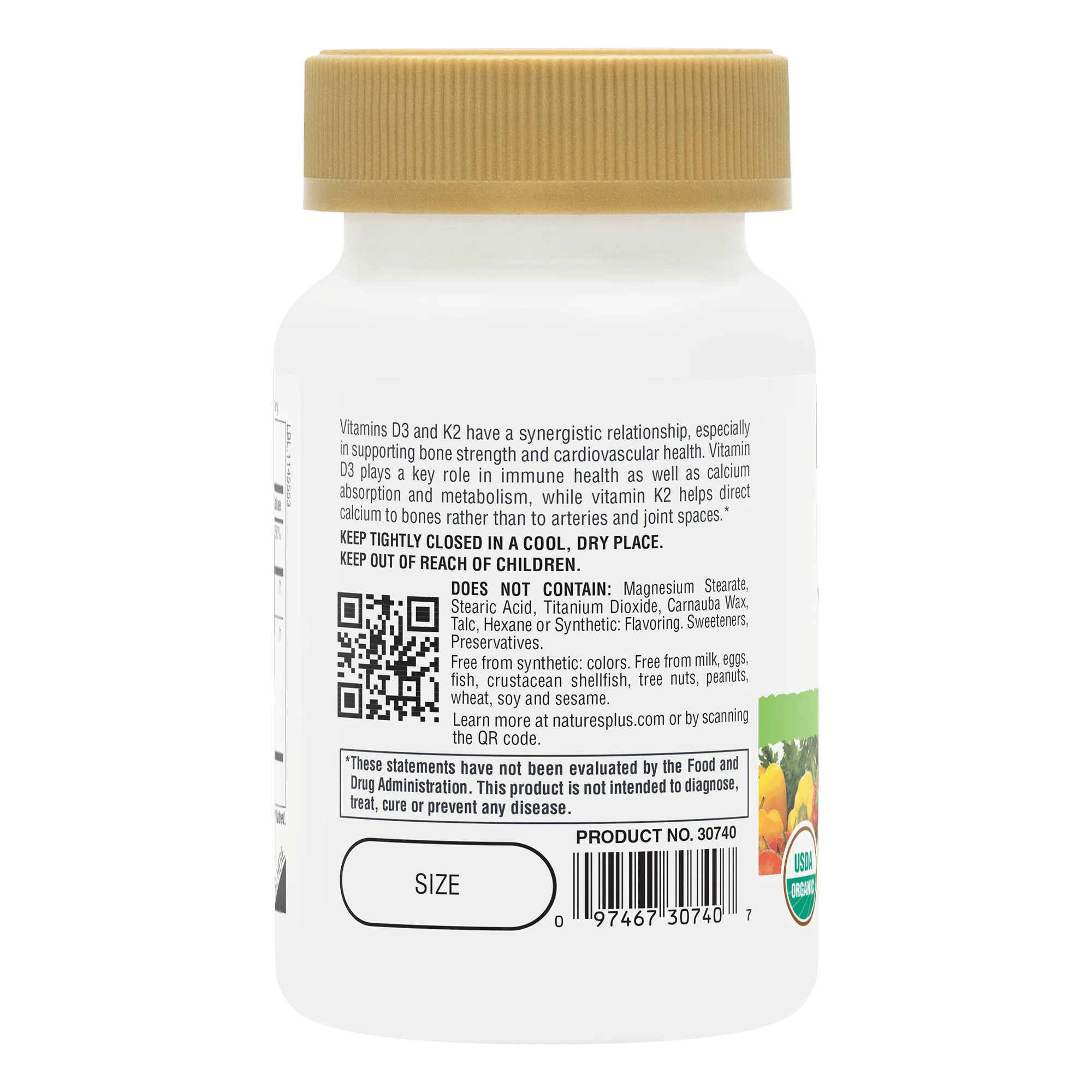 Source of Life Garden Vitamins D3 & K2 - Image 3