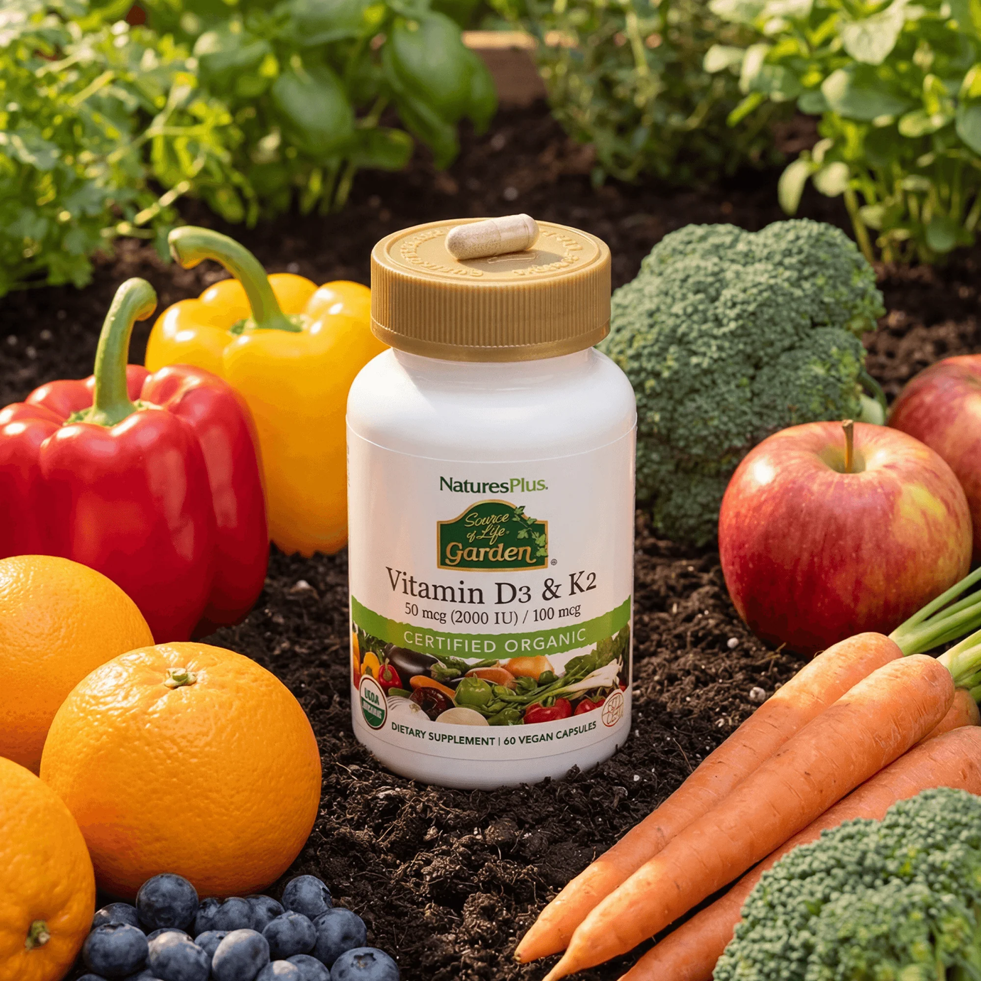 Source of Life Garden Vitamins D3 & K2 - Image 5
