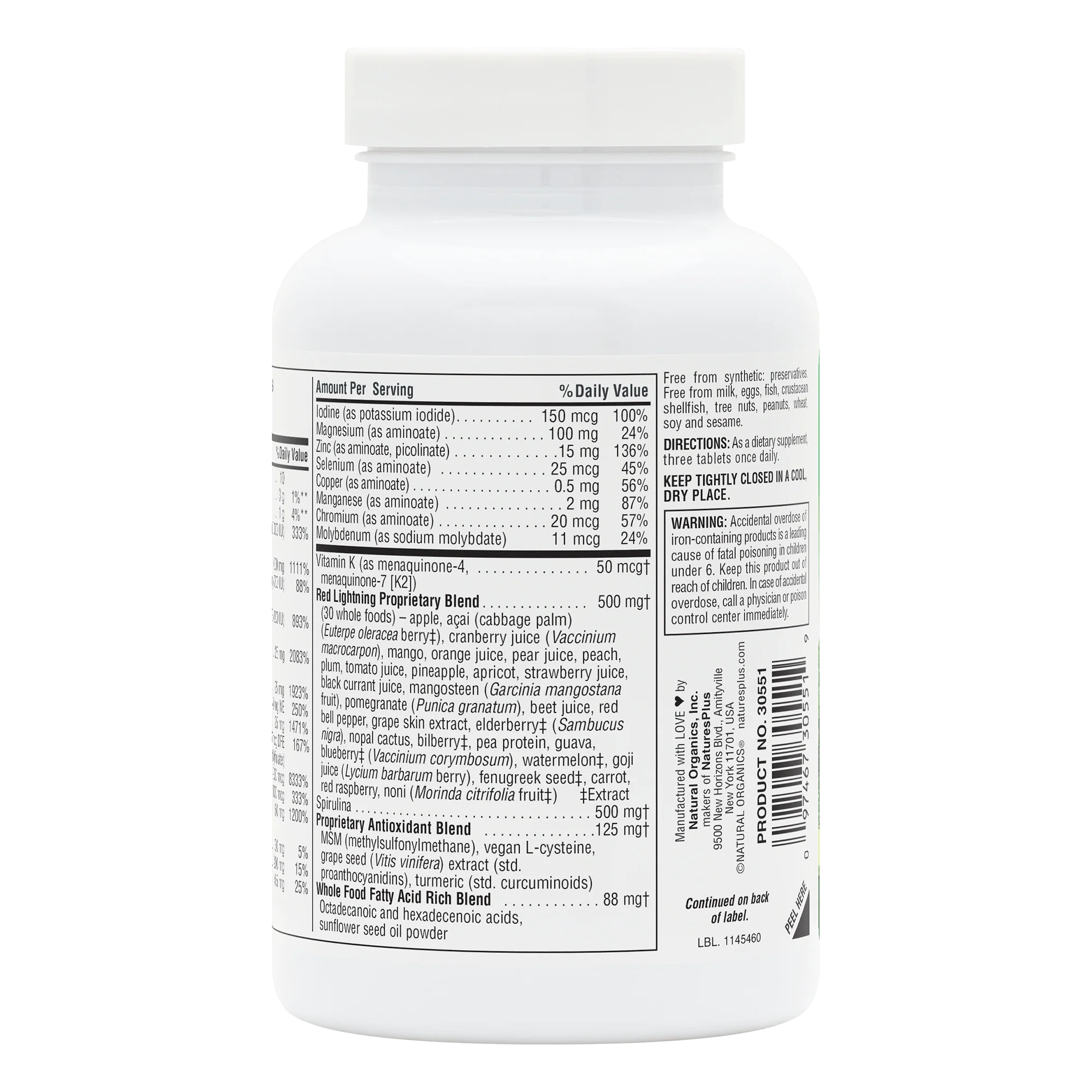 Source of Life® GREEN AND RED Multivitamin Bi-Layered Tablets - Image 3