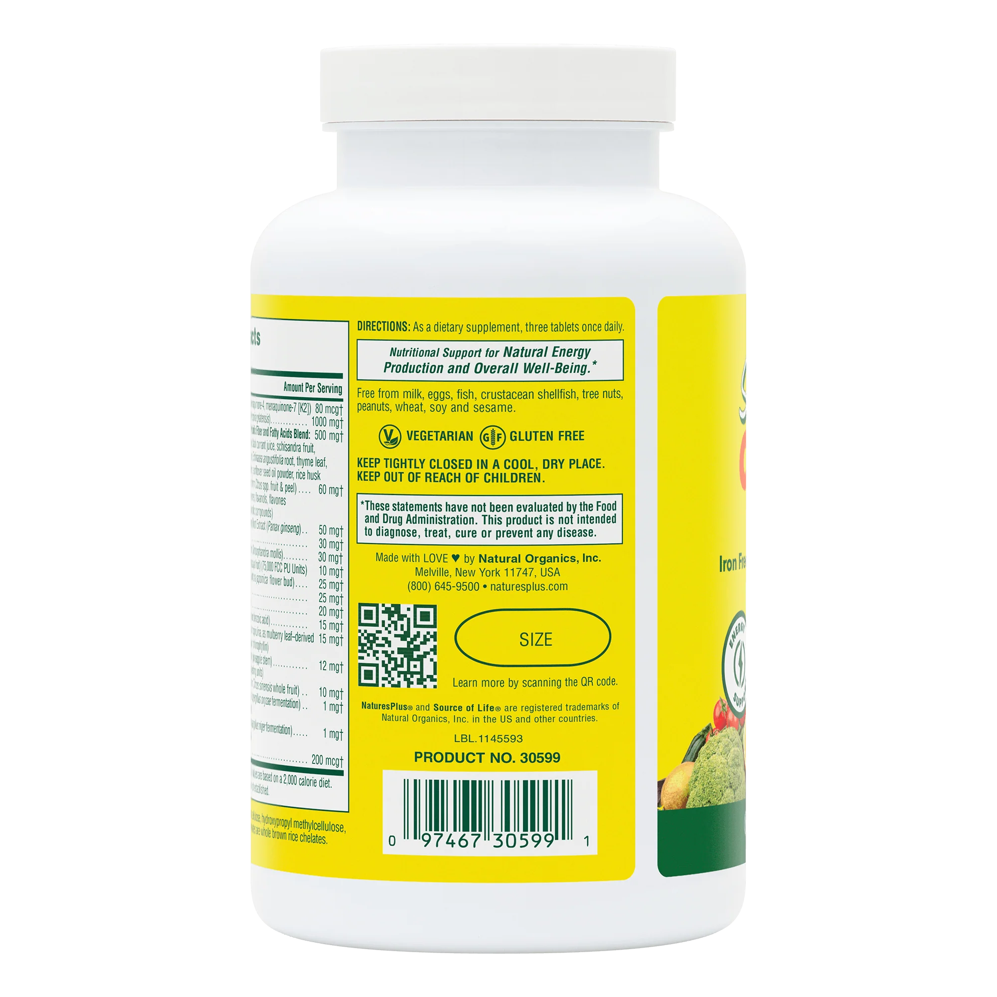Source of Life® No-Iron Multivitamin Tablets - Image 6