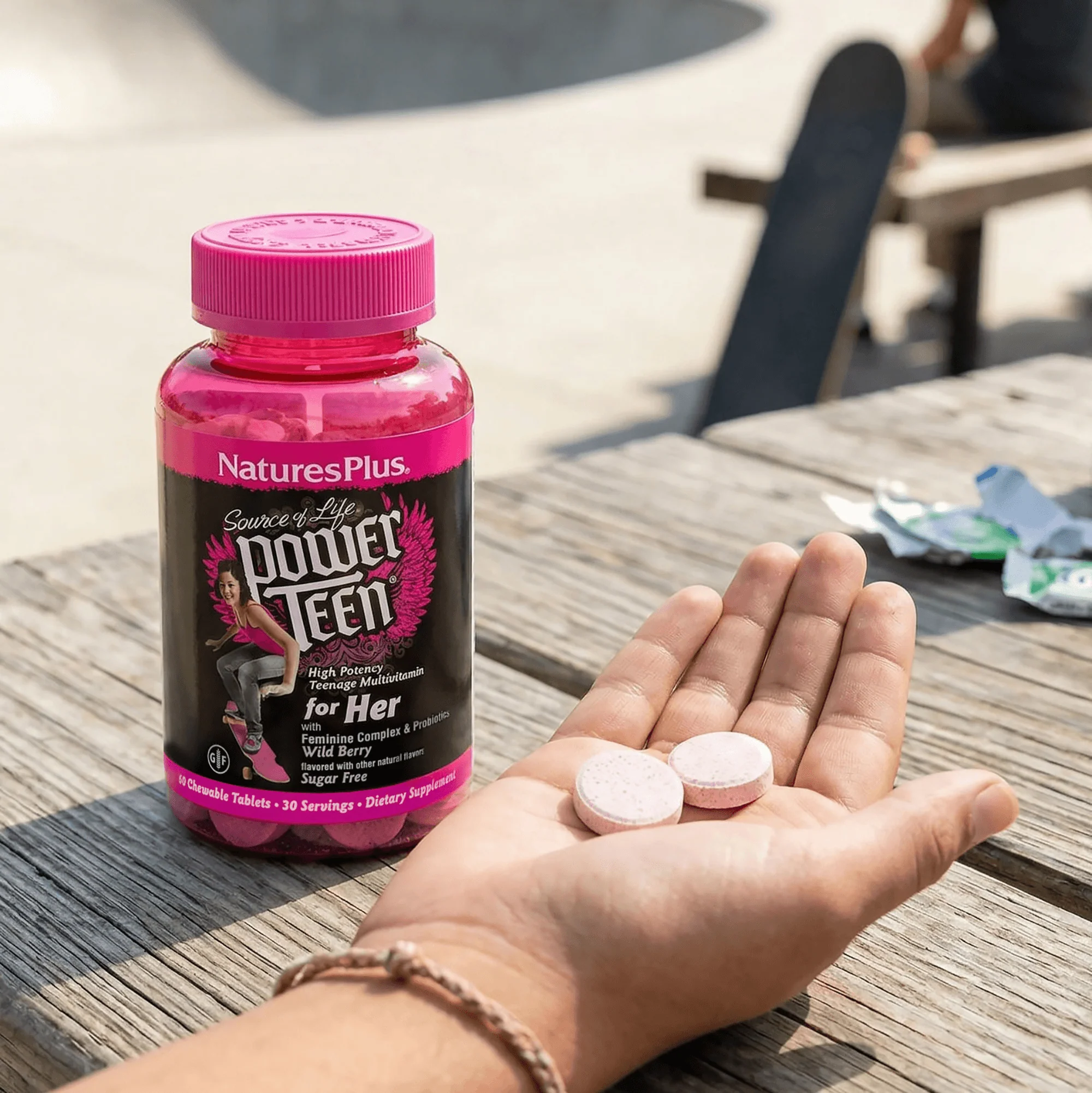 Source of Life® POWER TEEN® For Her Chewables - Image 5