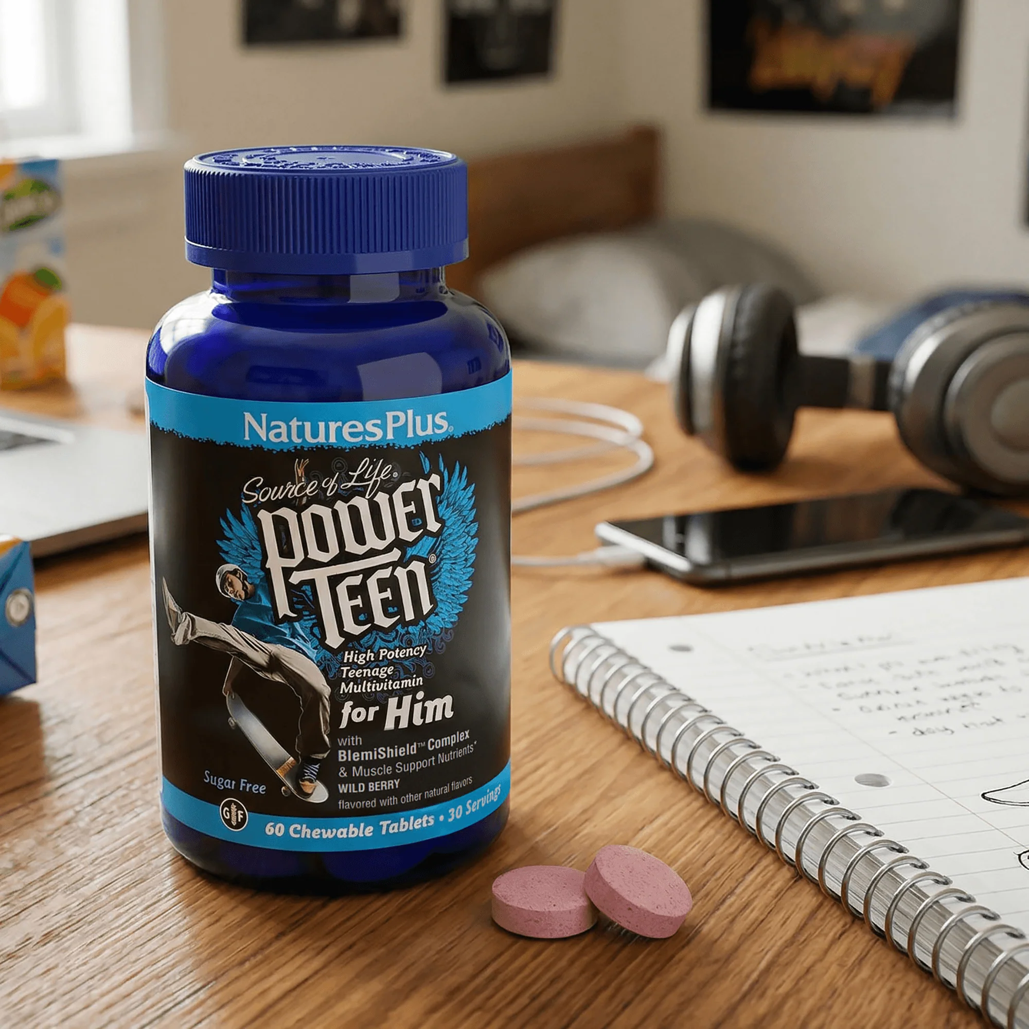 Source of Life® POWER TEEN® For Him Chewables - Image 5