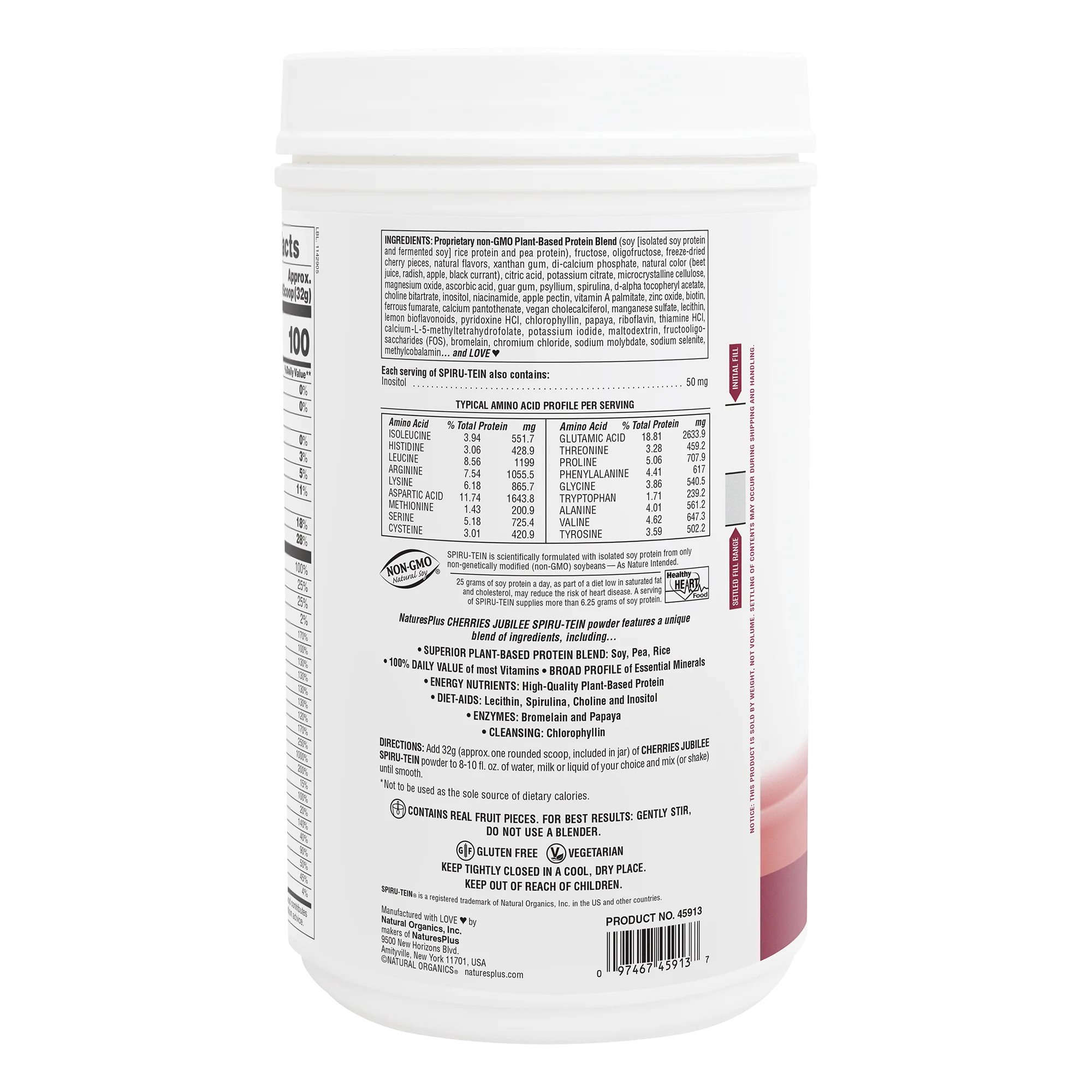 SPIRU-TEIN® Protein Powder Meal** - Cherries Jubilee - Image 3