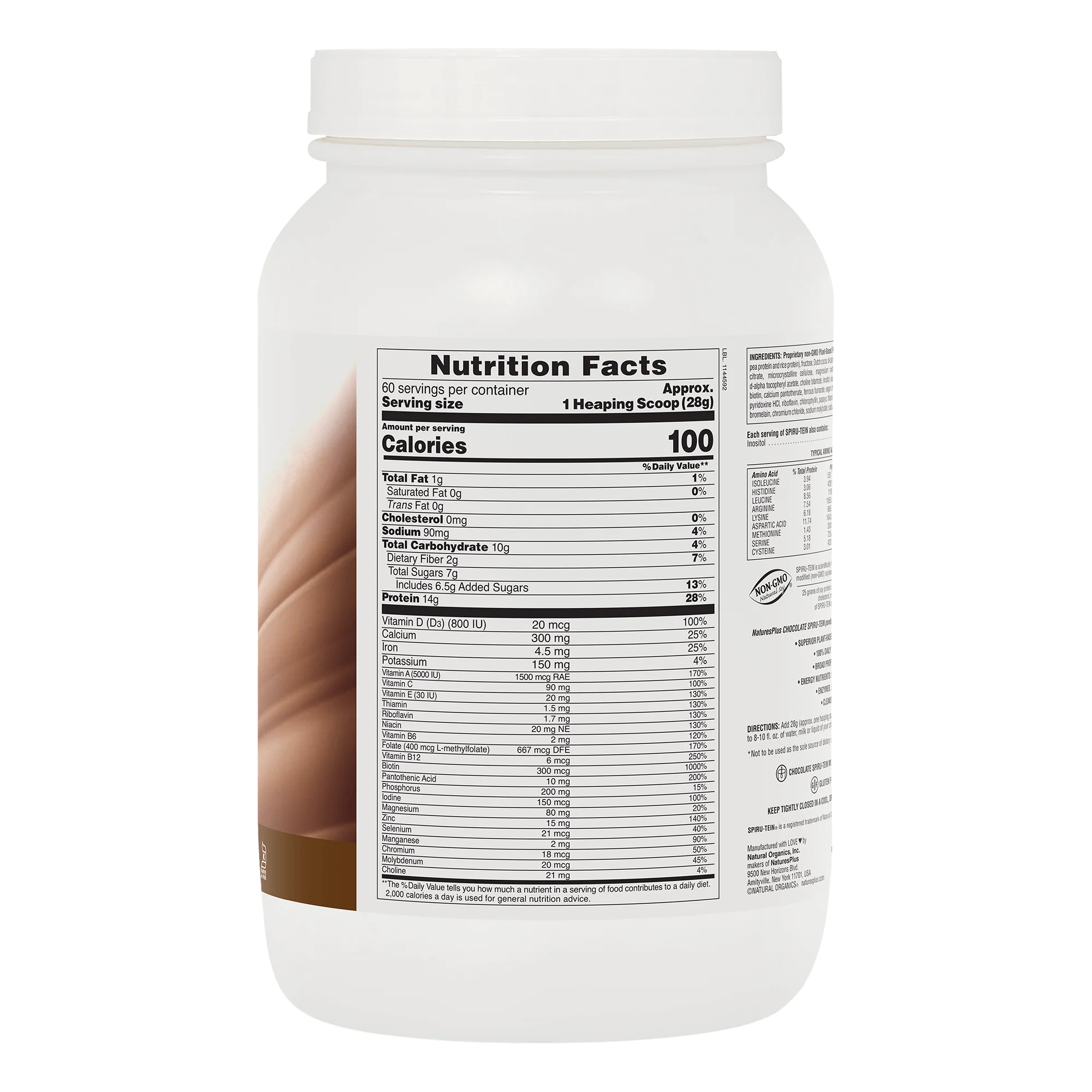 SPIRU-TEIN® Protein Powder Meal** - Chocolate - Image 12