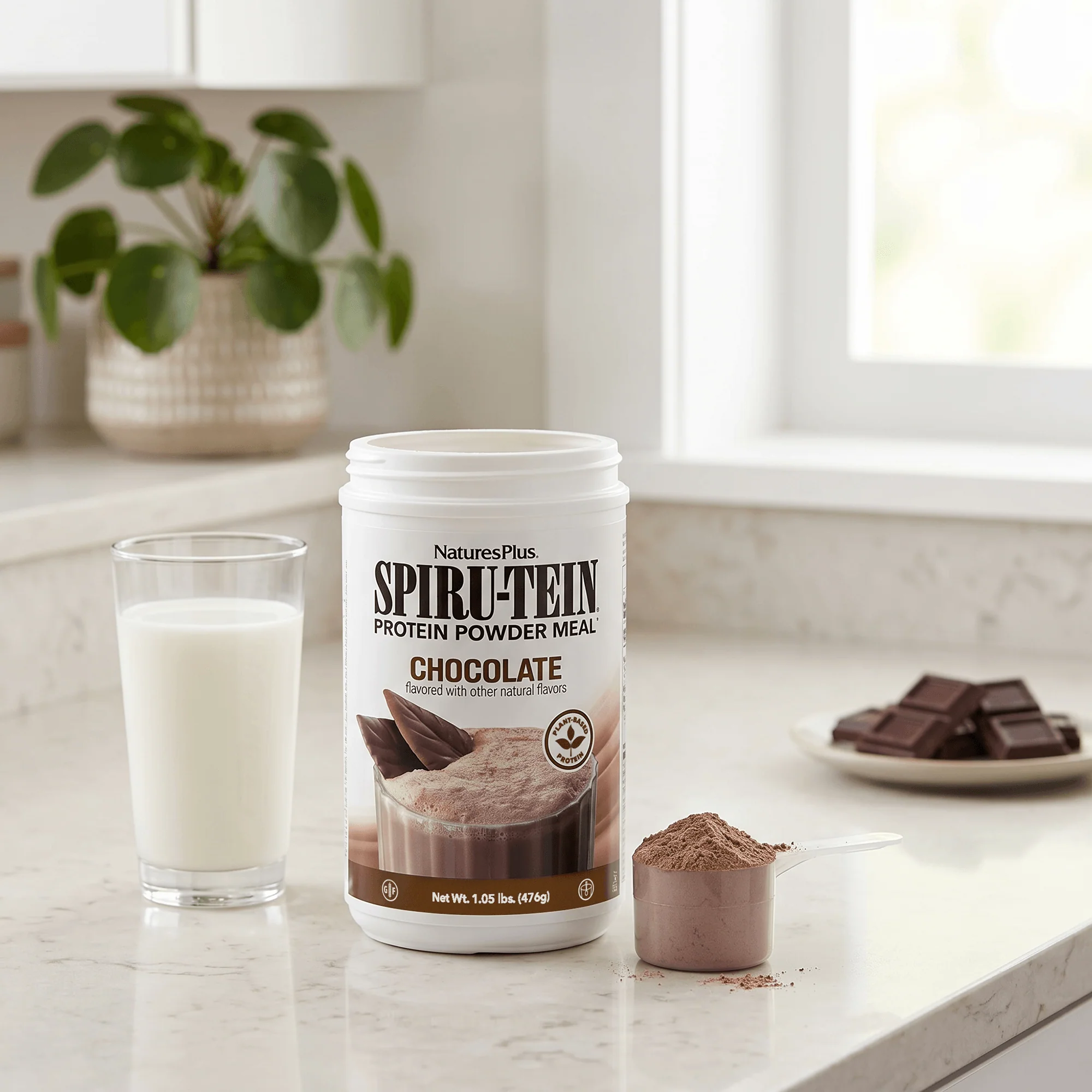 SPIRU-TEIN® Protein Powder Meal** - Chocolate - Image 5
