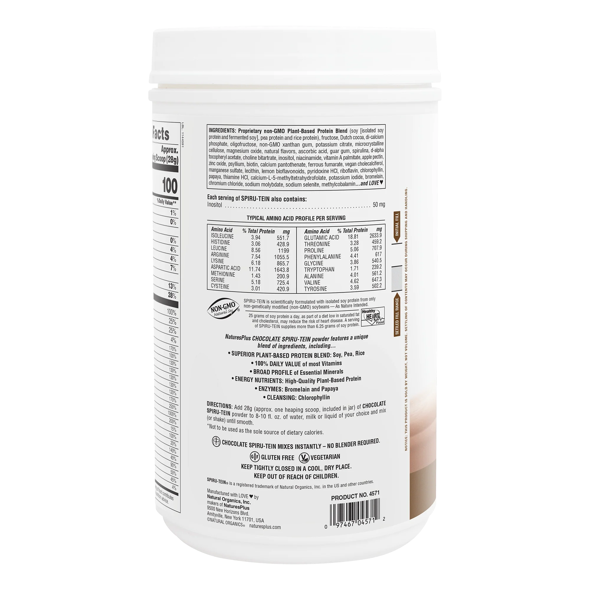 SPIRU-TEIN® Protein Powder Meal** - Chocolate - Image 8