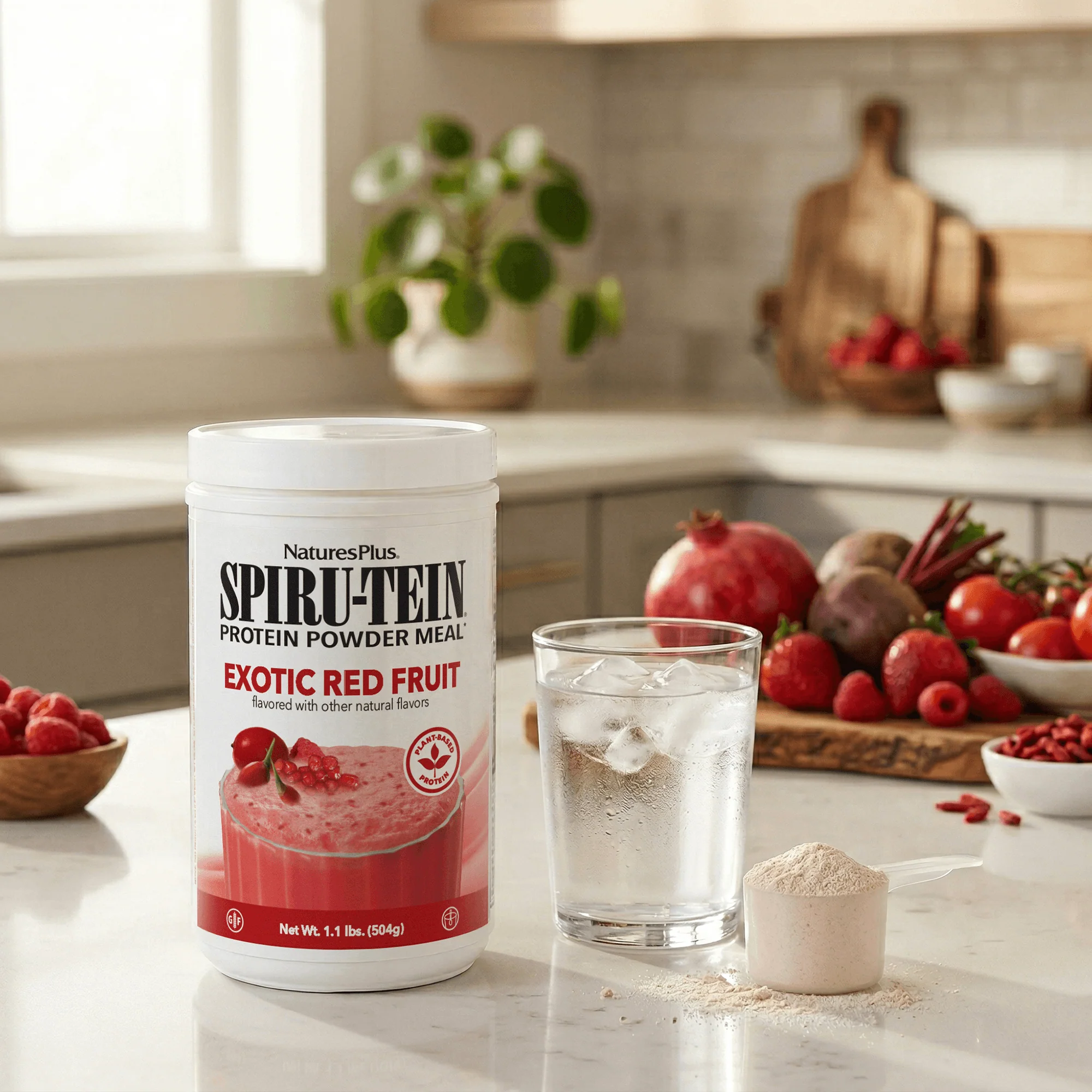 SPIRU-TEIN® Protein Powder Meal** - Exotic Red Fruit - Image 5