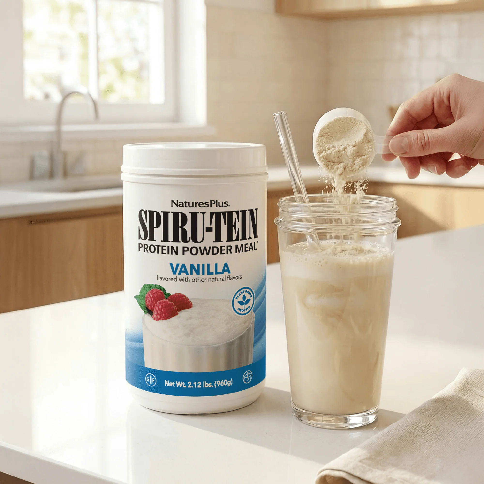 SPIRU-TEIN® Protein Powder Meal** - Vanilla - Image 10