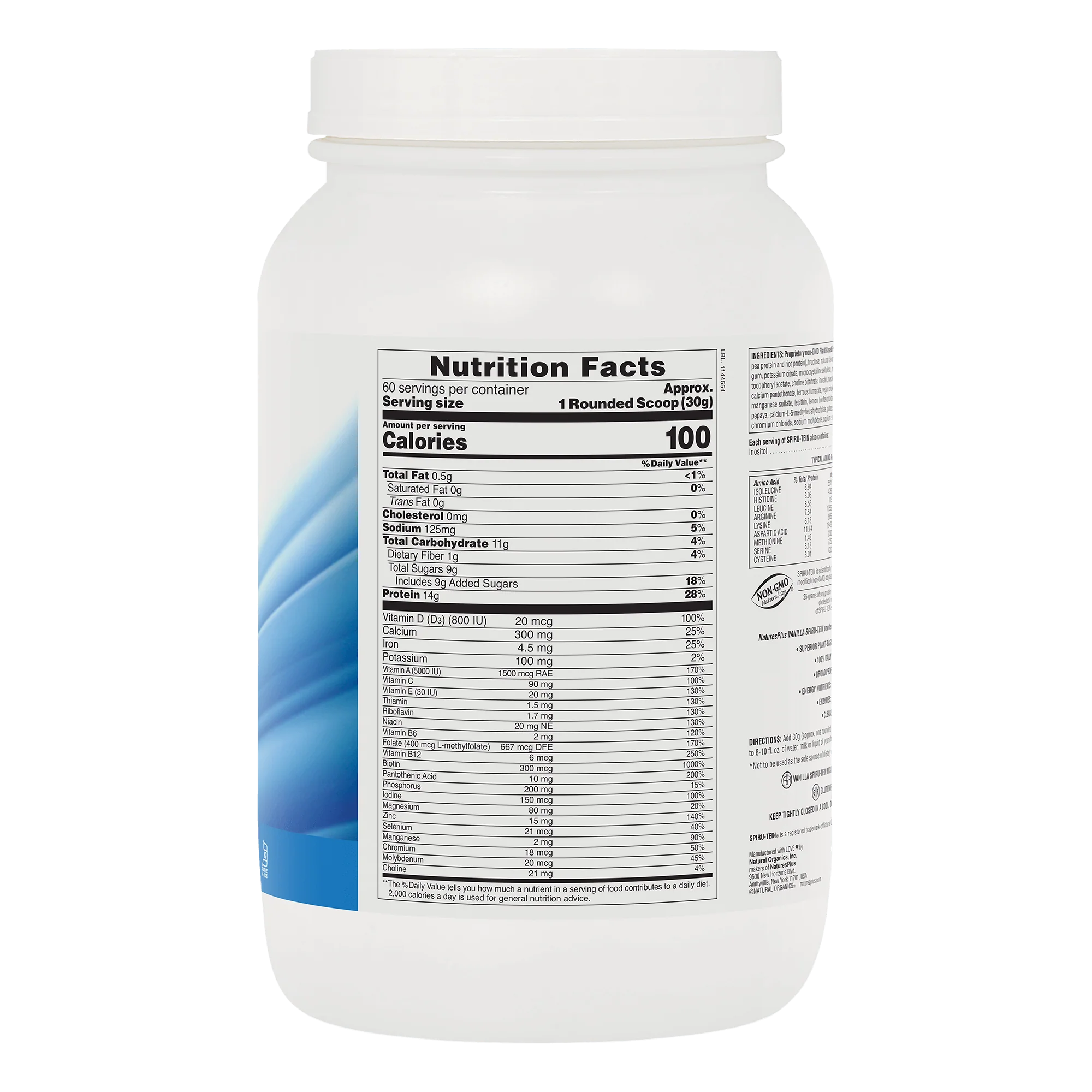 SPIRU-TEIN® Protein Powder Meal** - Vanilla - Image 12