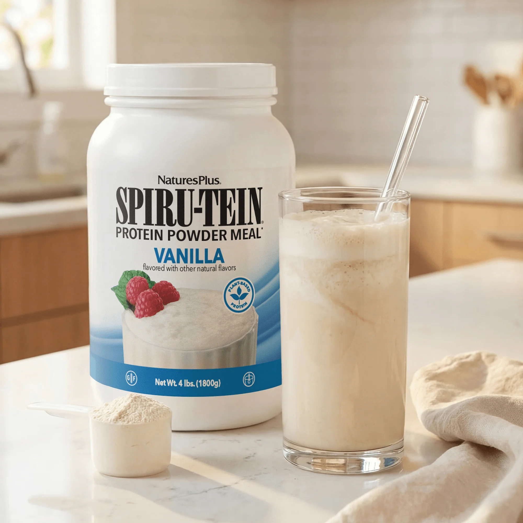 SPIRU-TEIN® Protein Powder Meal** - Vanilla - Image 15