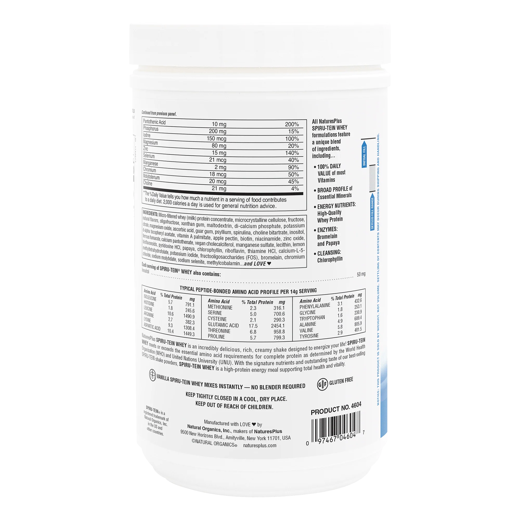 SPIRU-TEIN® WHEY Shake - Vanilla - Image 3