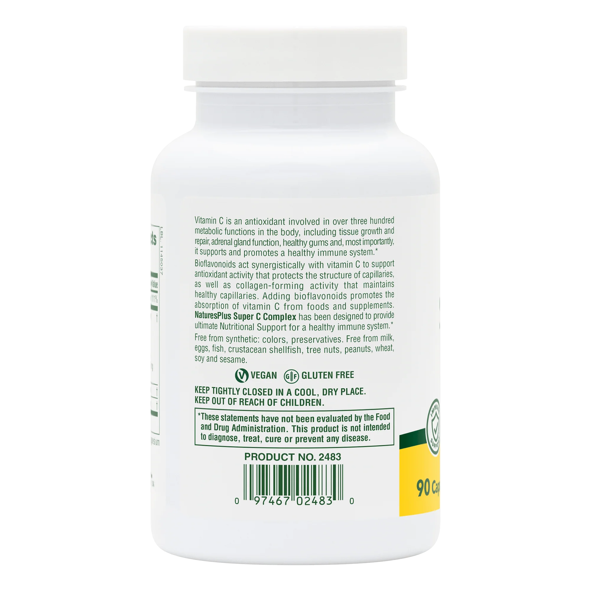 Super C Complex 1000 mg Capsules - Image 3