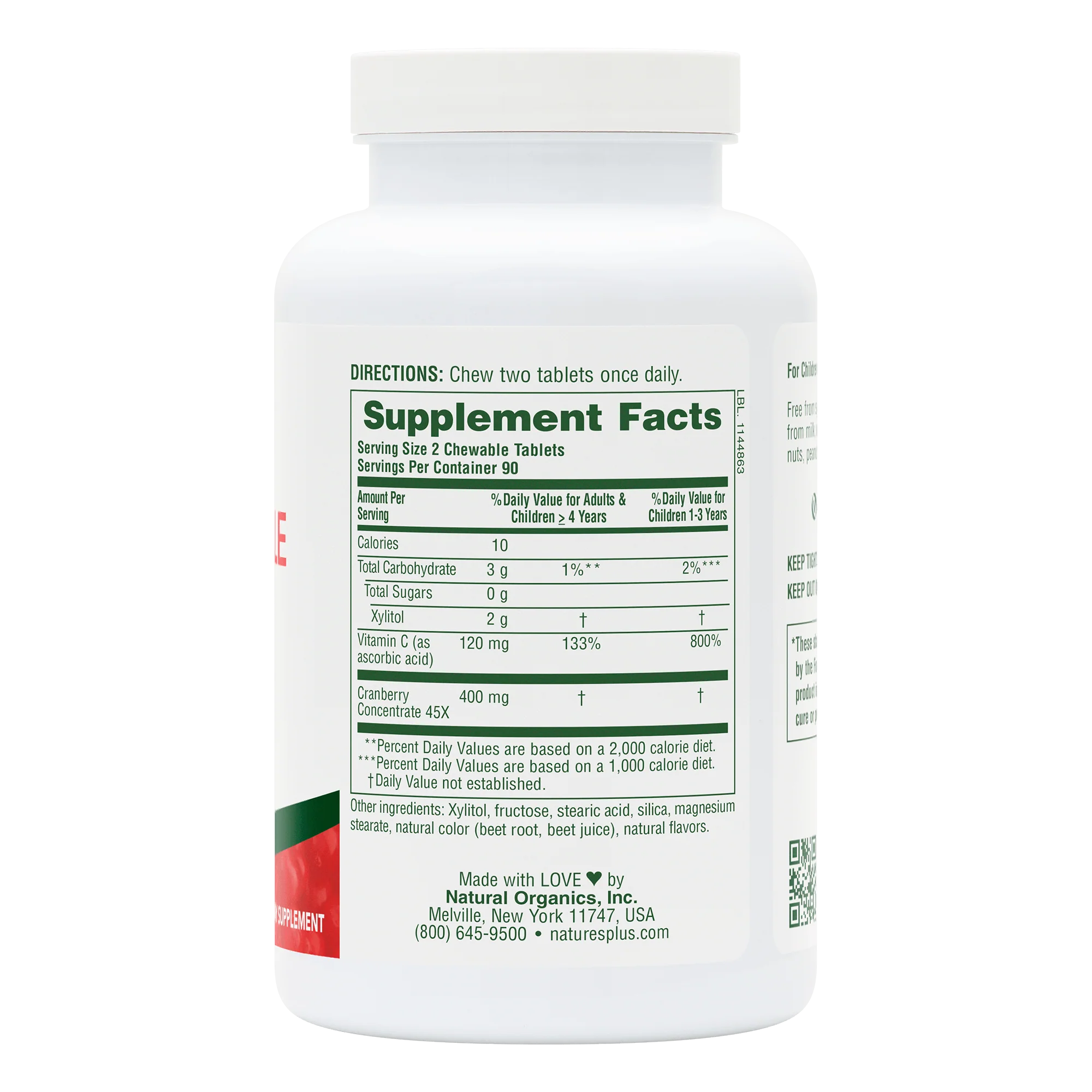 Ultra Chewable Cranberry® Love Berries® Tablets - Image 7