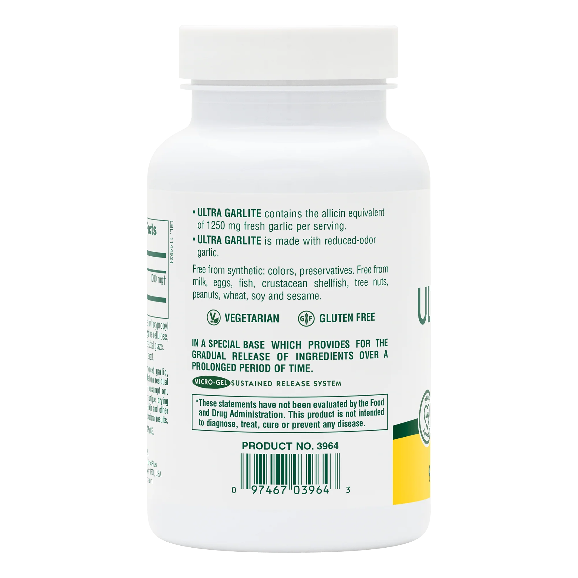 Ultra Garlite® 1000 mg Sustained Release Tablets - Image 3