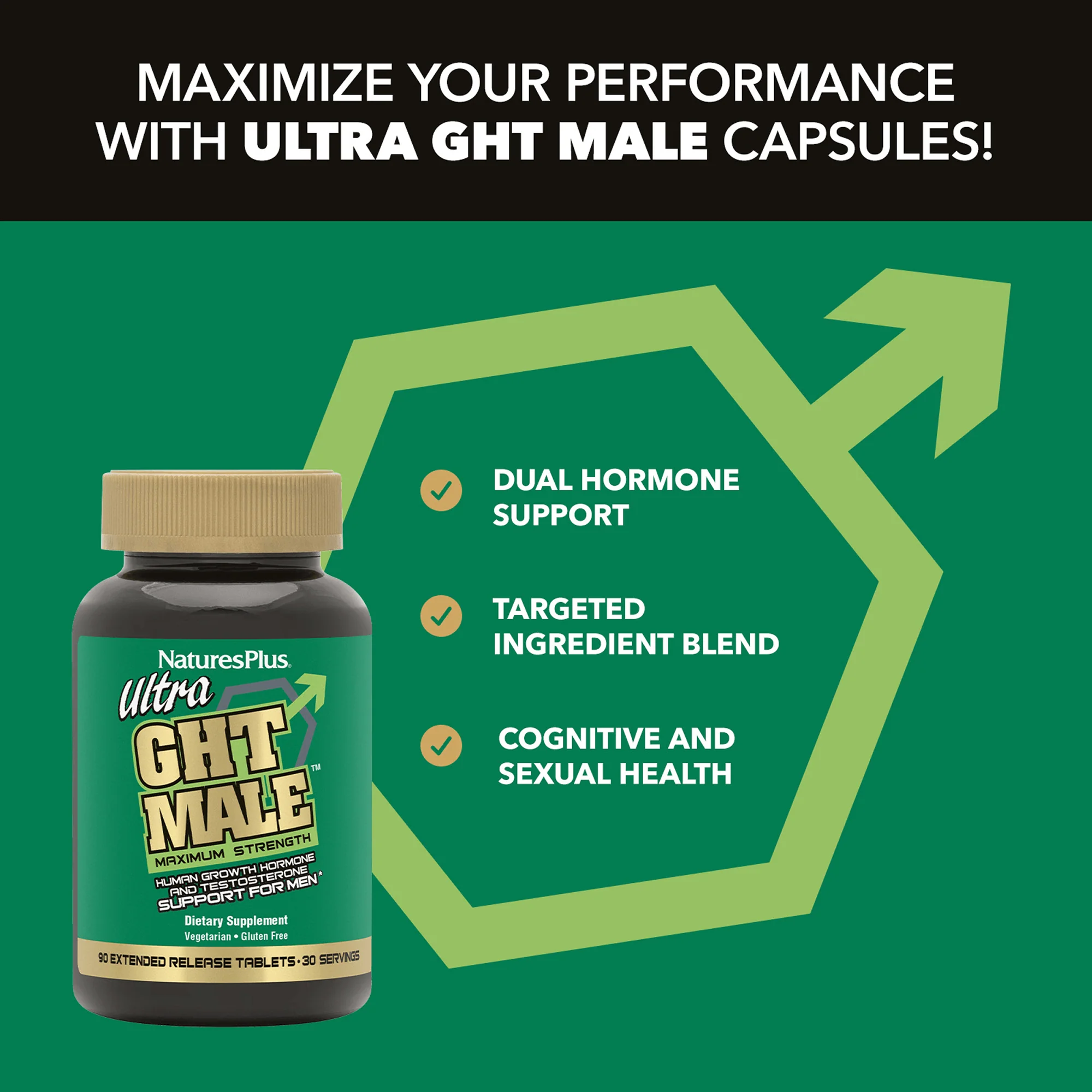 Ultra GHT MALE™ Extended Release Bi-Layered Tablets - Image 4