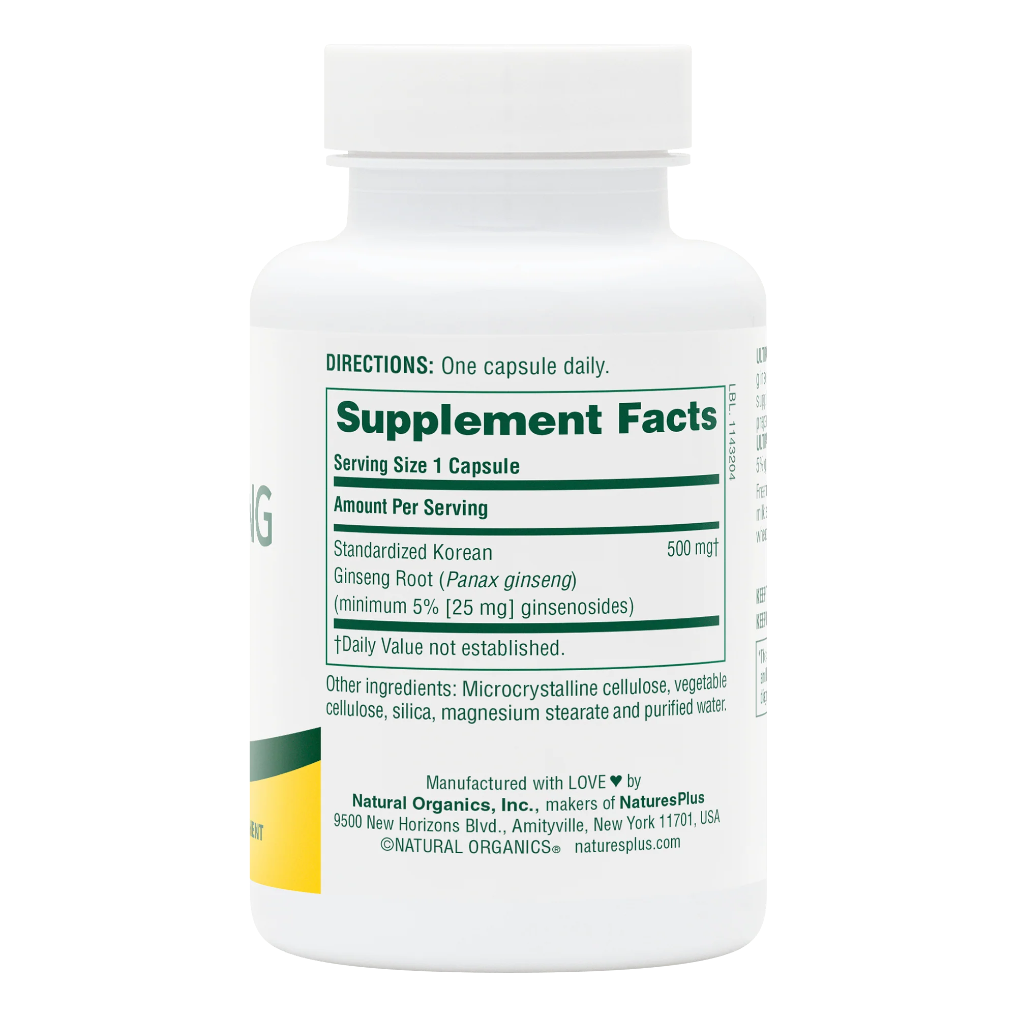 Ultra Ginseng 500 Capsules - Image 2