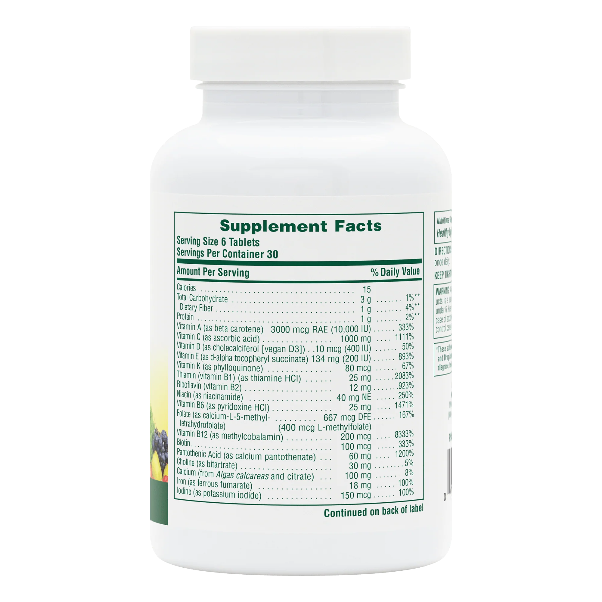 Ultra Source of Life® with Lutein Multivitamin Mini-Tabs - Image 2