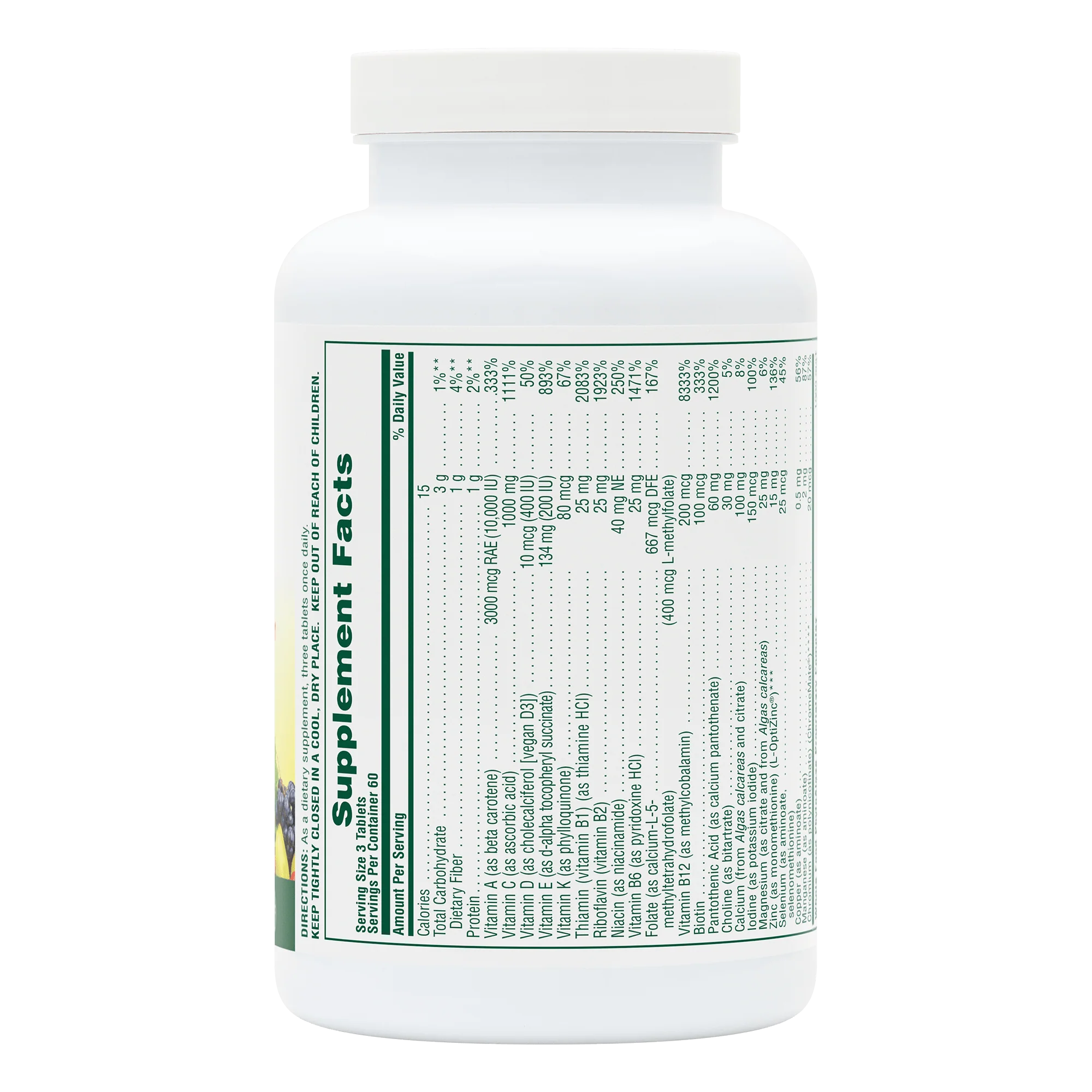 Ultra Source of Life® with Lutein No-Iron Multivitamin Tablets - Image 2