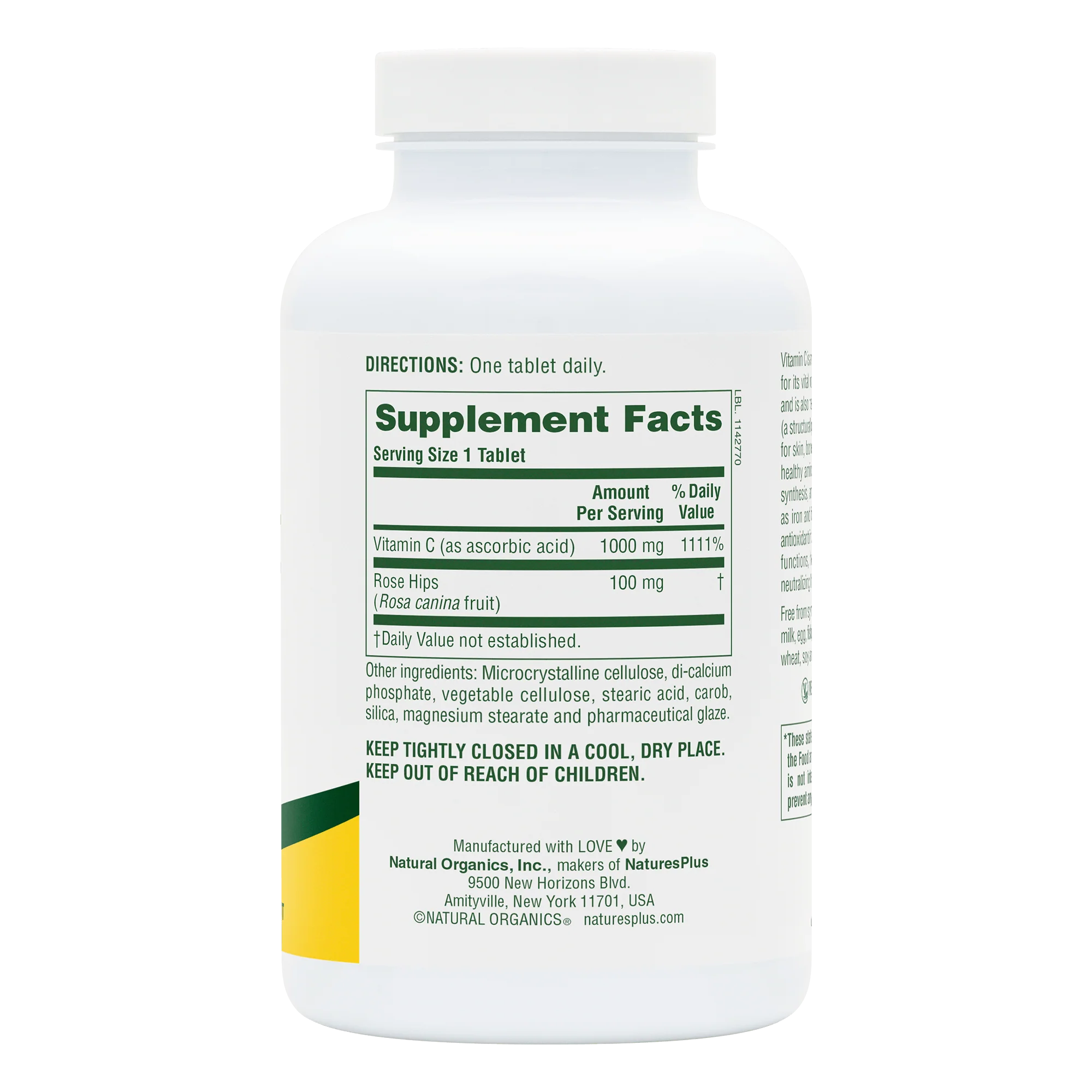 Vitamin C 1000 mg with Rose Hips Tablets - Image 2