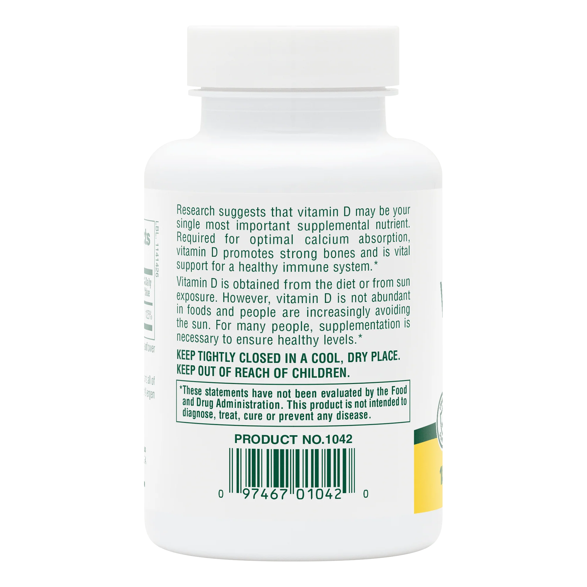 Vitamin D3 1000 IU Softgels - Image 3