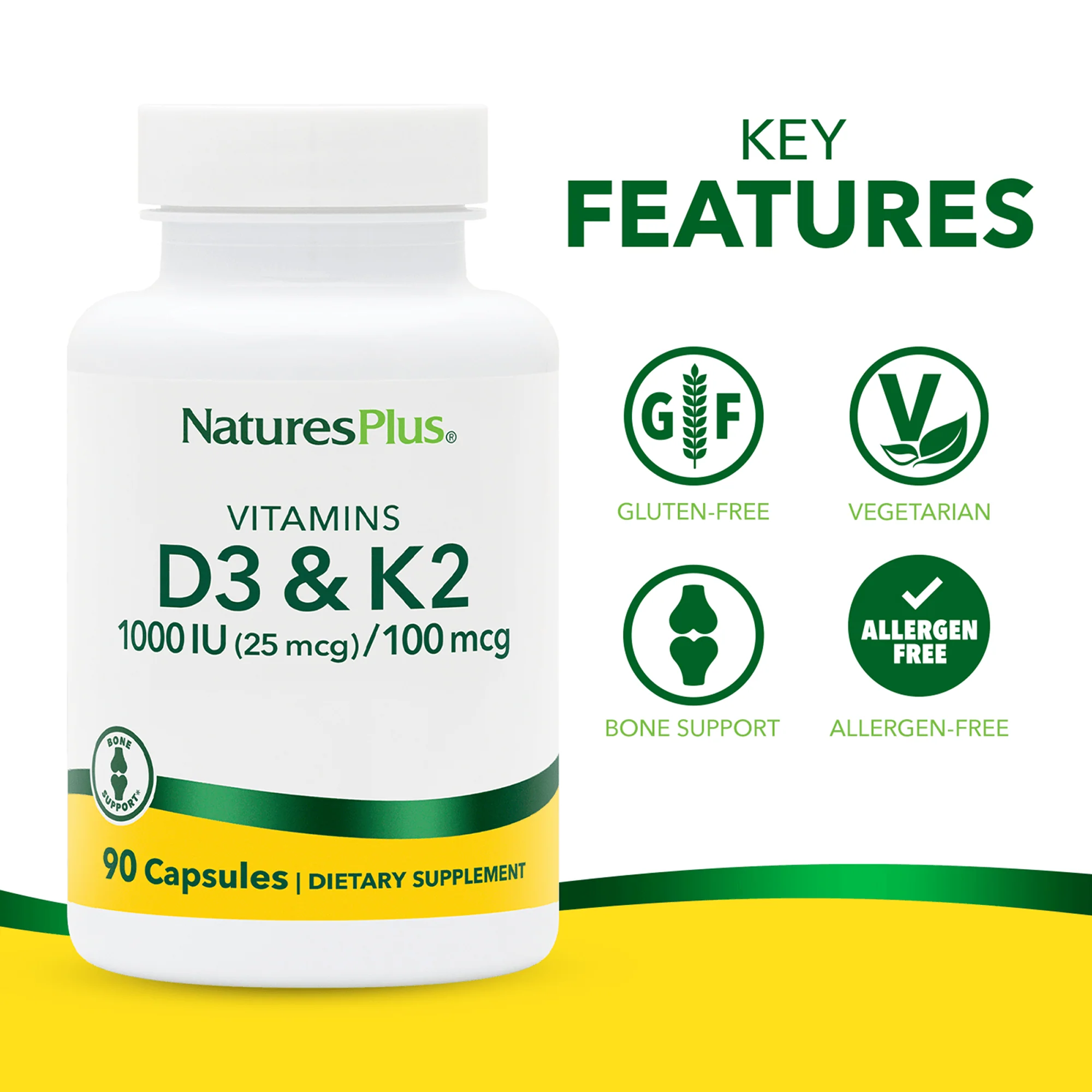 Vitamin D3 1000 IU/Vitamin K2 100 mcg Capsules - Image 4