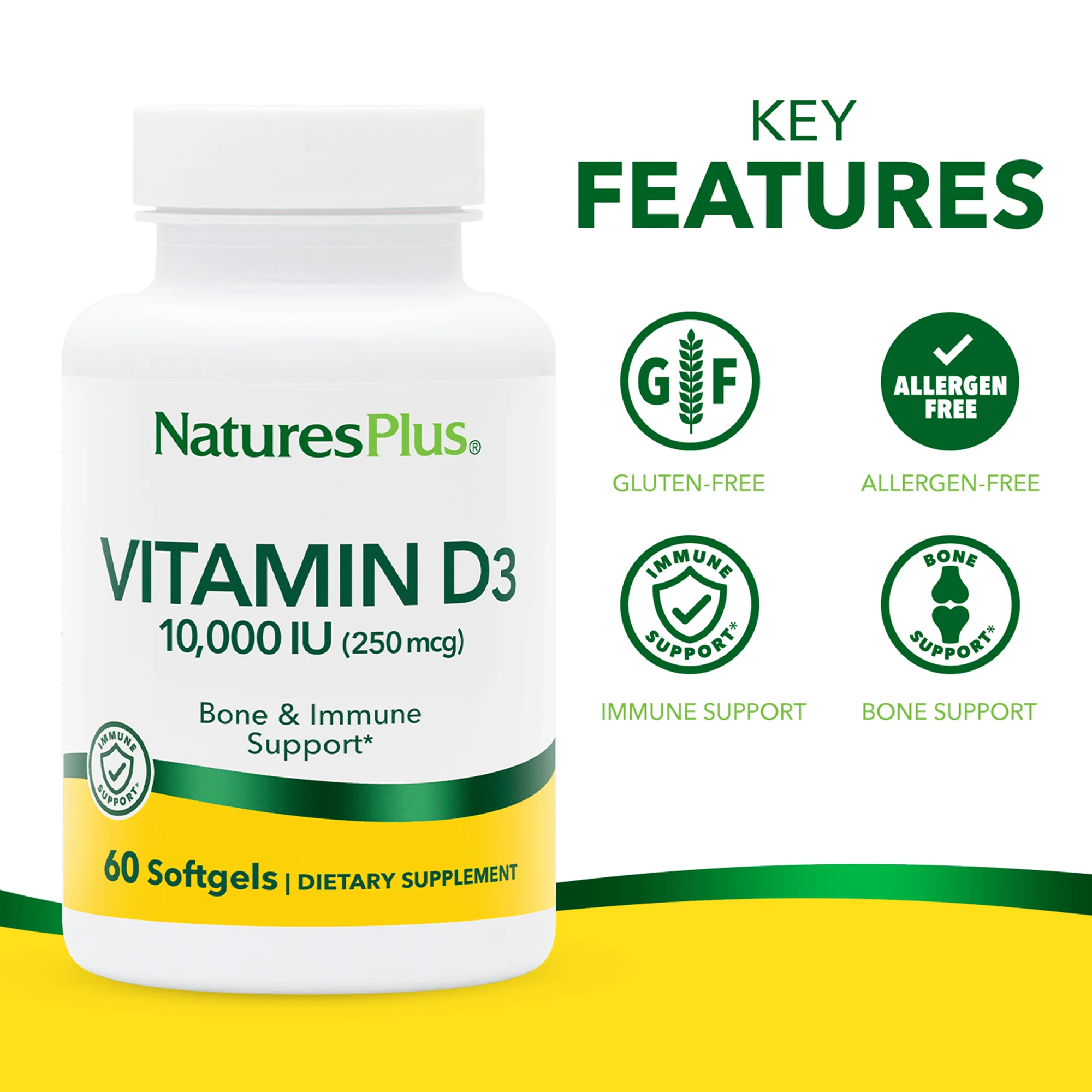 Vitamin D3 10,000 IU Softgels - Image 4