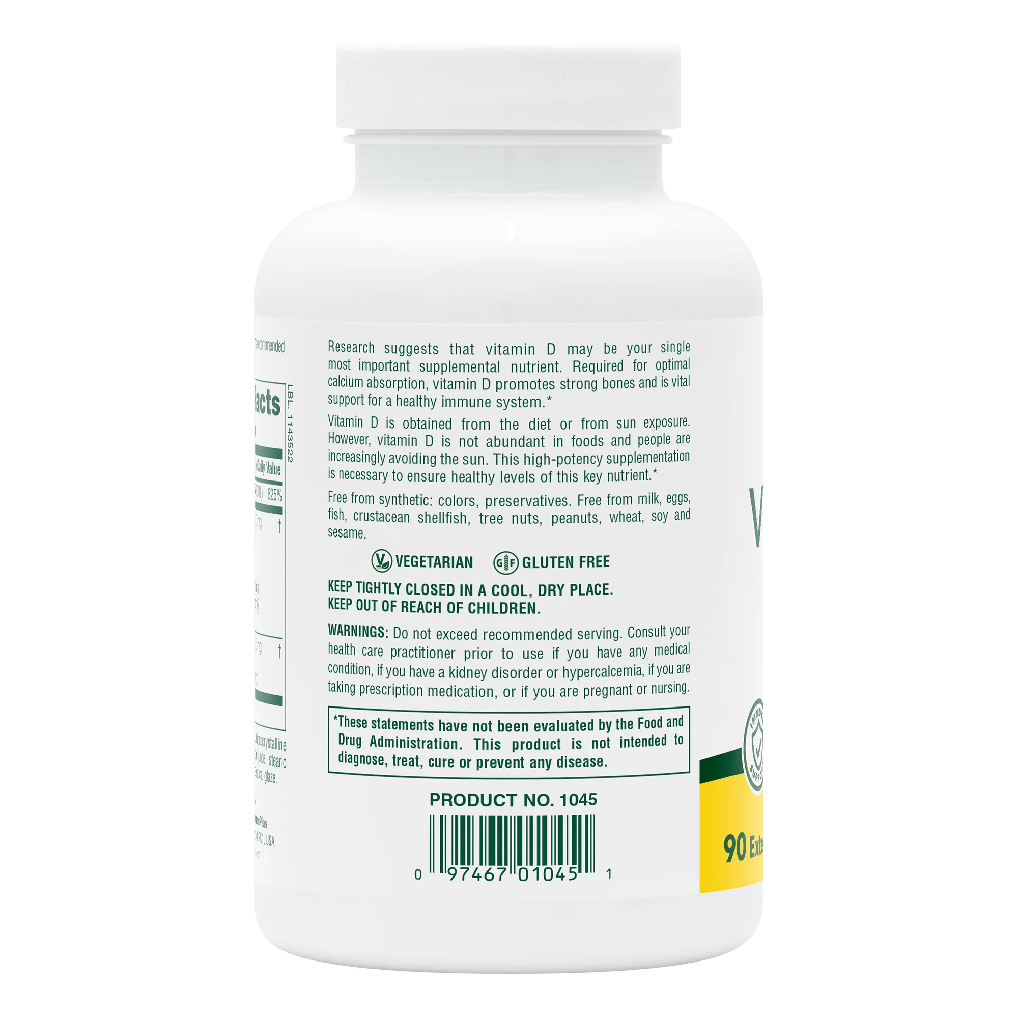Vitamin D3 5000 IU with 25 mg Resveratrol Extended Release Tablets - Image 3